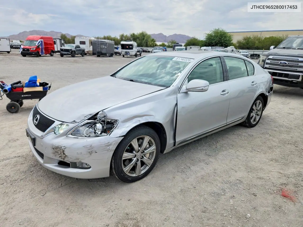 2008 Lexus Gs 350 VIN: JTHCE96S280017453 Lot: 61740326