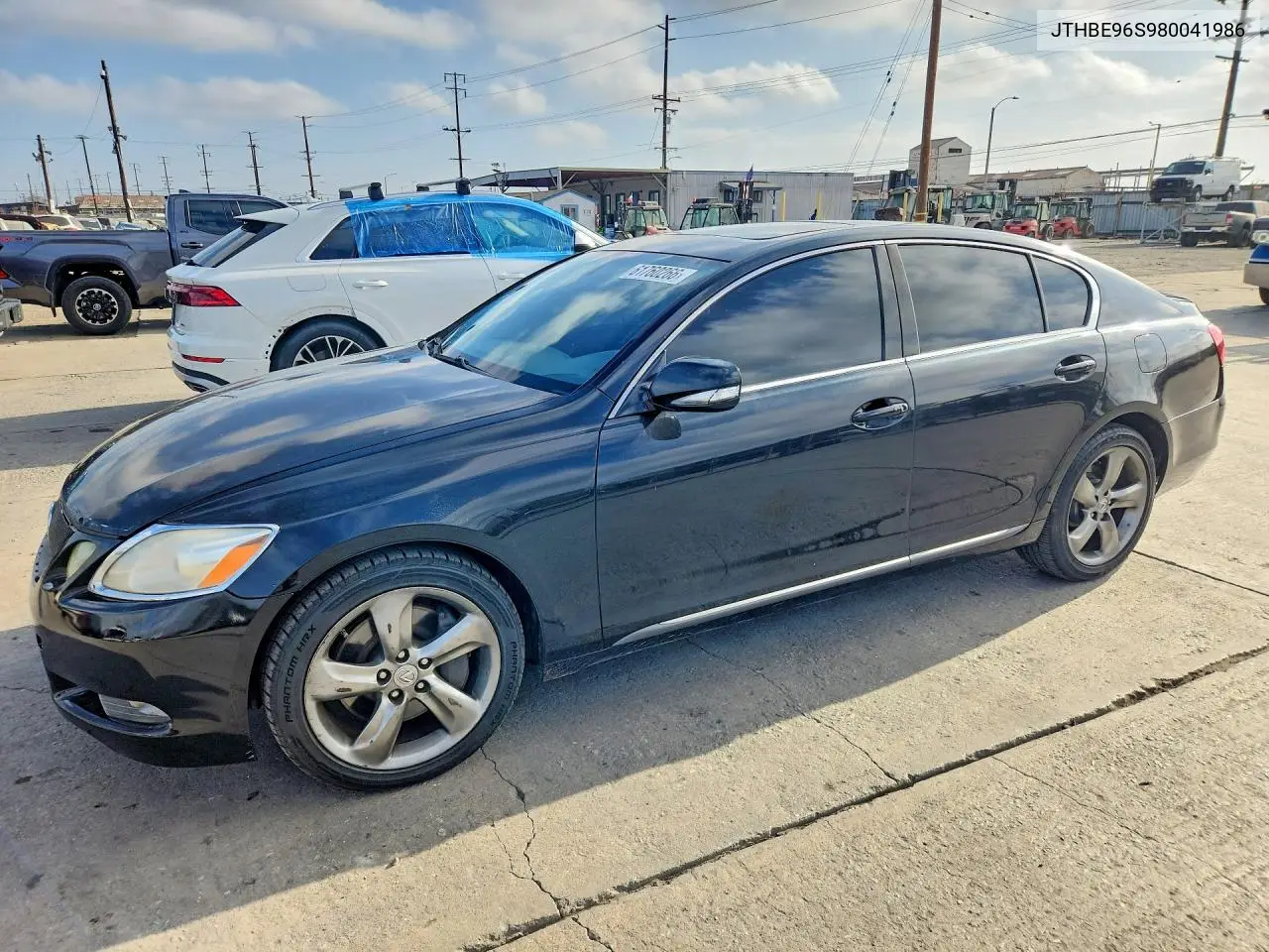 2008 Lexus Gs 350 VIN: JTHBE96S980041986 Lot: 61760266