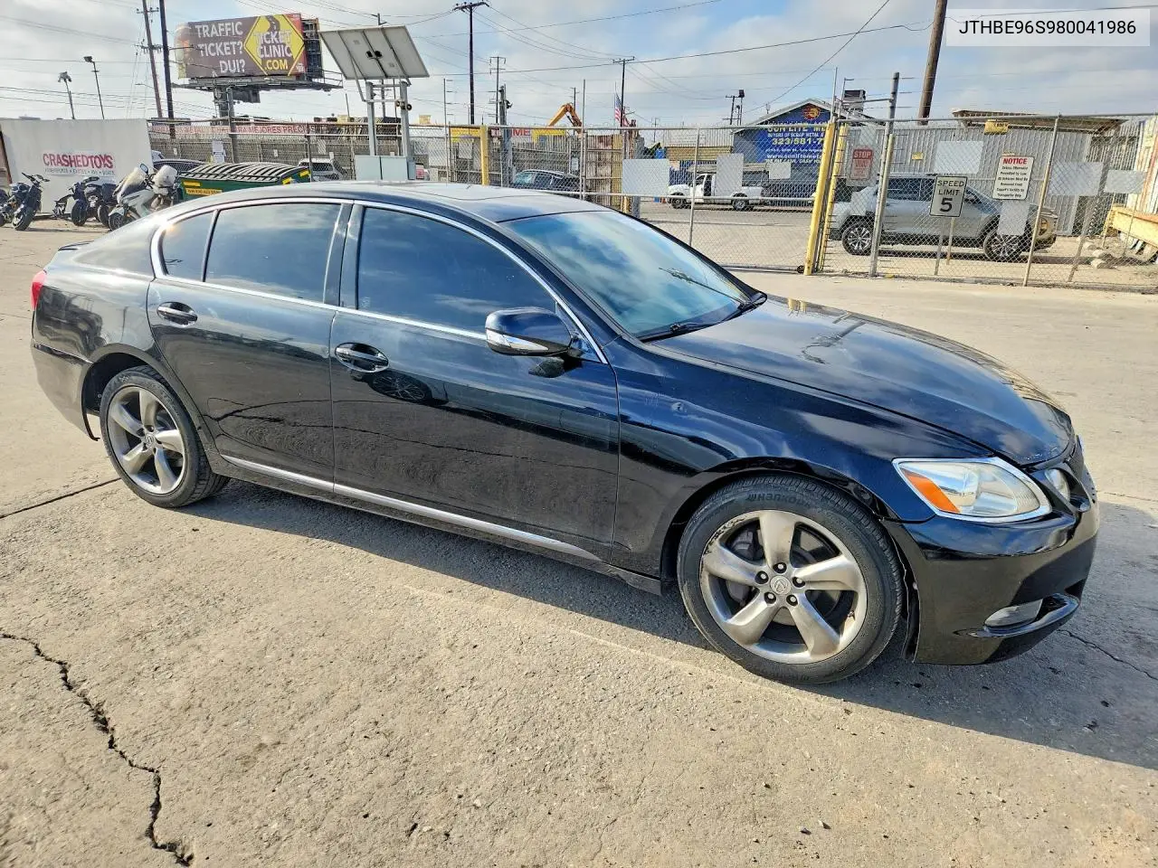 2008 Lexus Gs 350 VIN: JTHBE96S980041986 Lot: 61760266