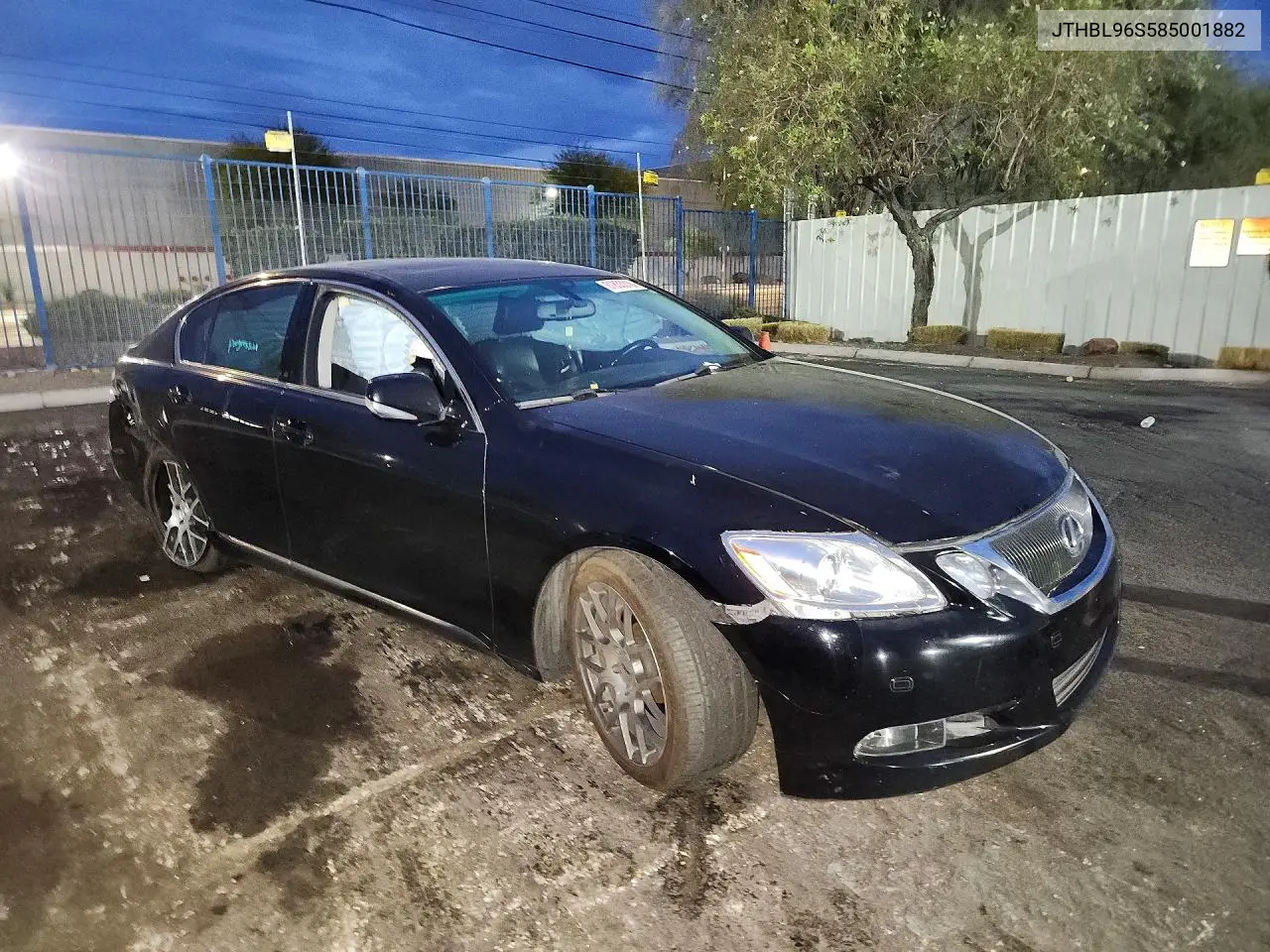 2008 Lexus Gs 460 VIN: JTHBL96S585001882 Lot: 61833316