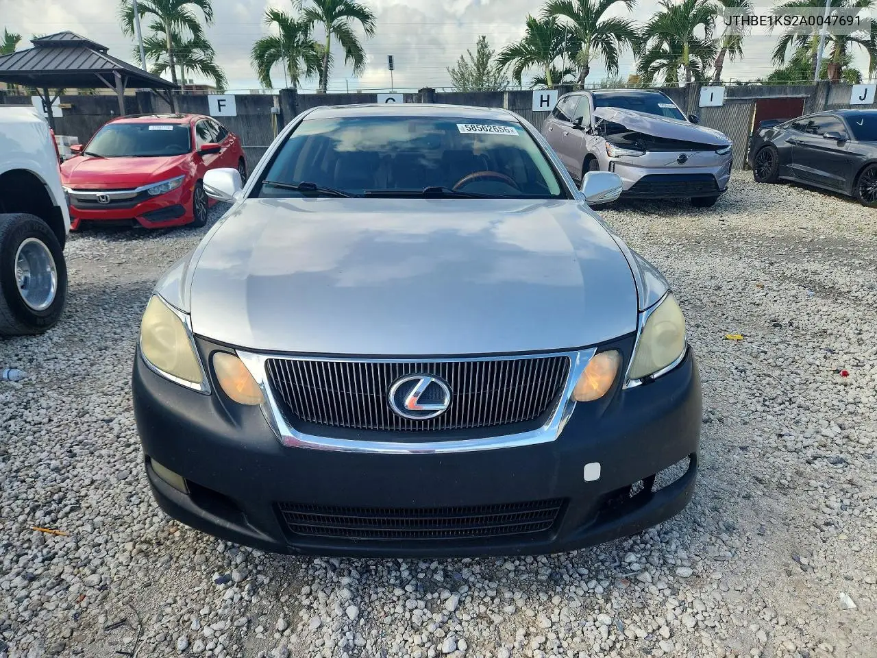 2010 Lexus Gs 350 VIN: JTHBE1KS2A0047691 Lot: 58562656