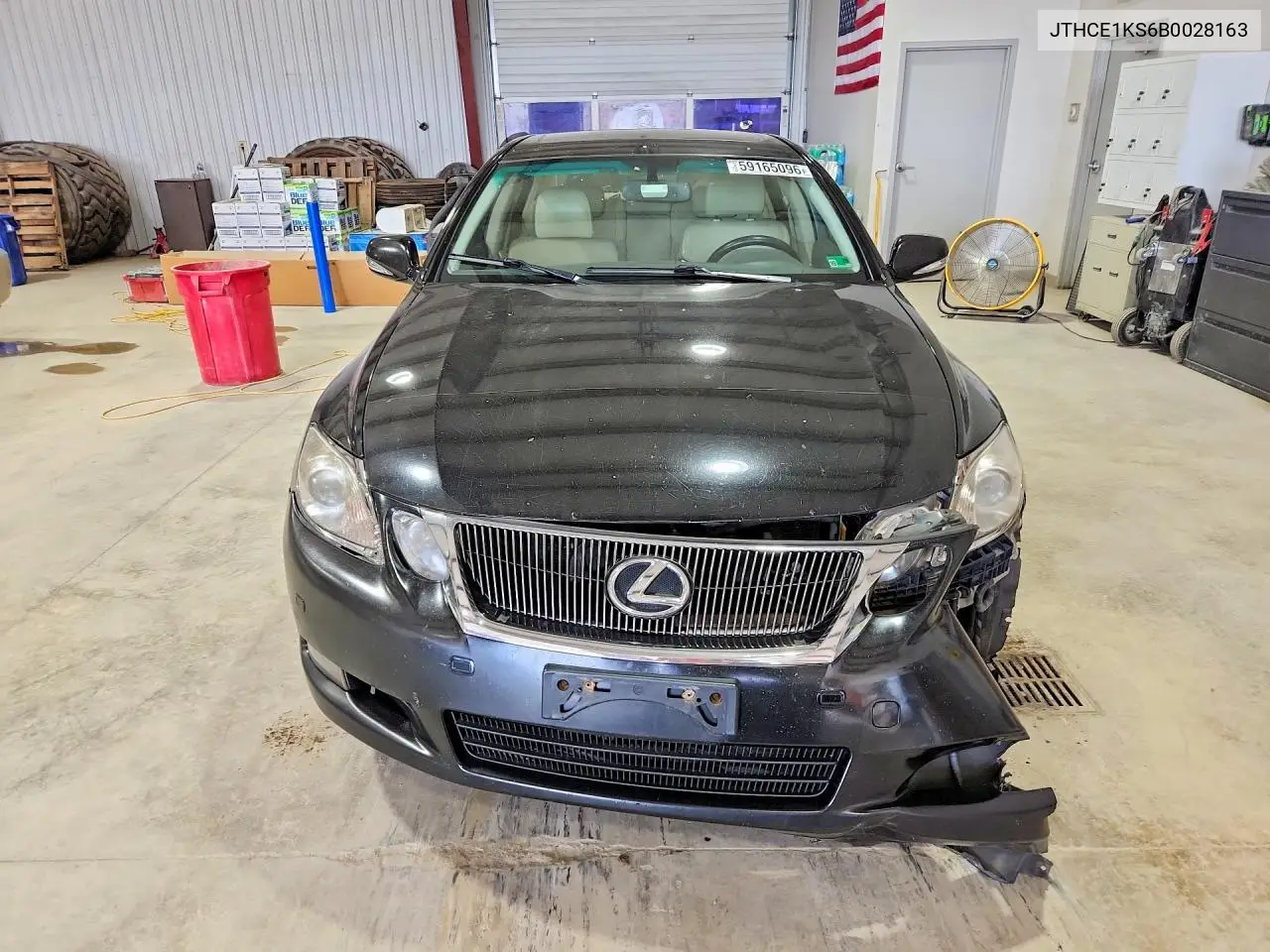 2011 Lexus Gs 350 VIN: JTHCE1KS6B0028163 Lot: 59165096