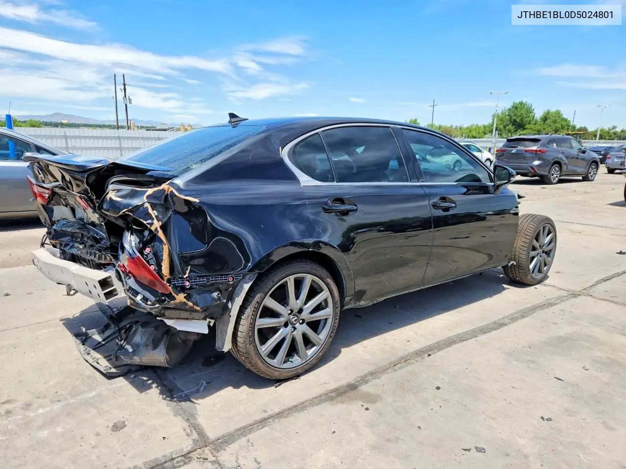 2013 Lexus Gs 350 VIN: JTHBE1BL0D5024801 Lot: 57540686