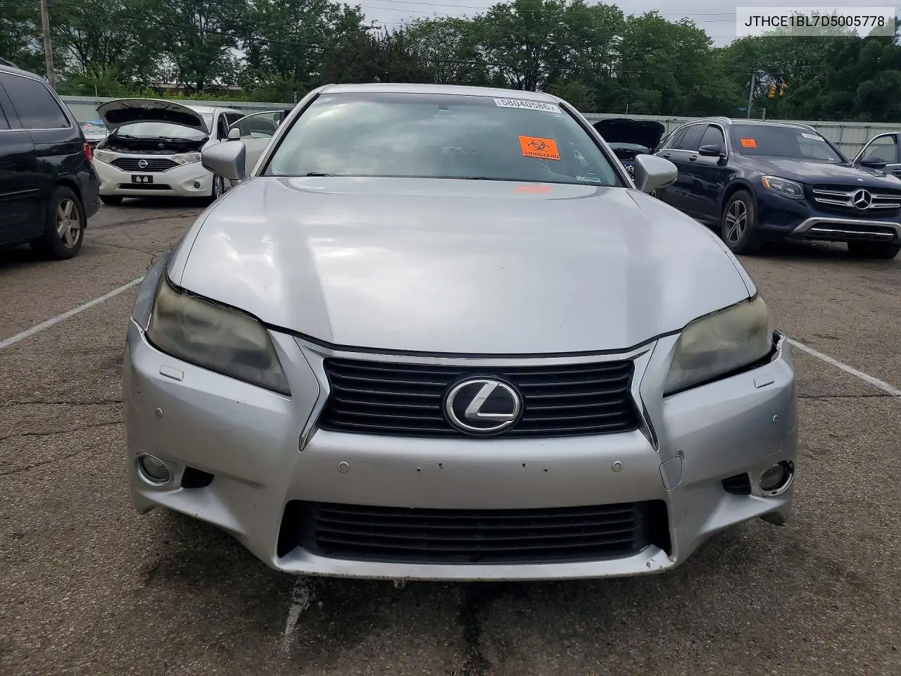 2013 Lexus Gs 350 VIN: JTHCE1BL7D5005778 Lot: 58040586