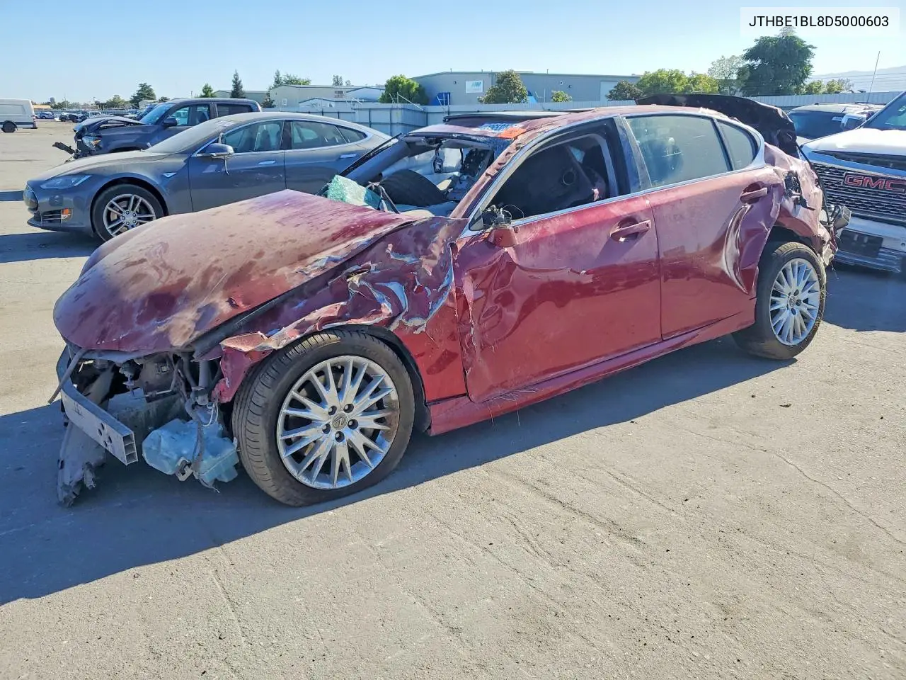 2013 Lexus Gs 350 VIN: JTHBE1BL8D5000603 Lot: 58653396