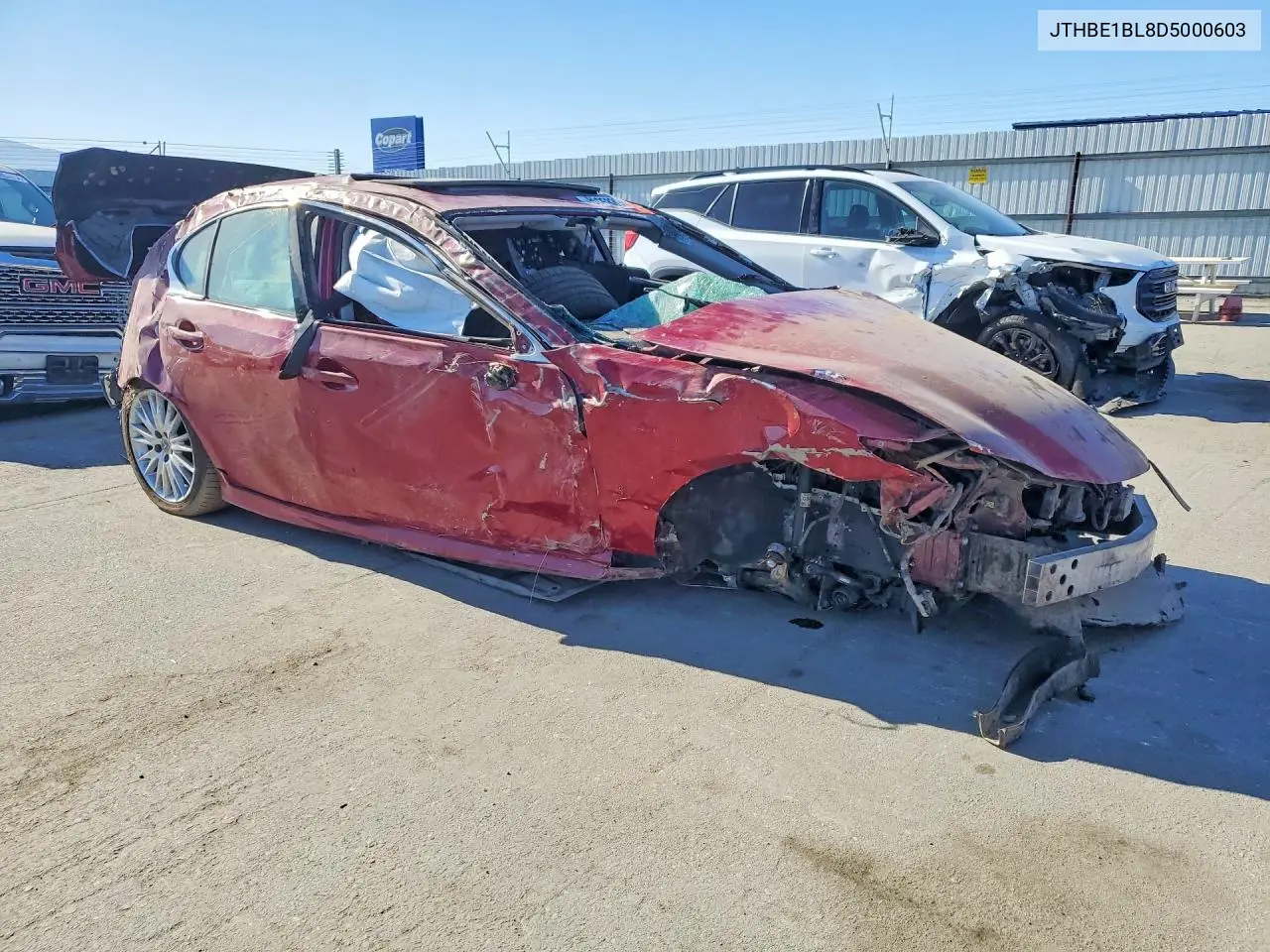 2013 Lexus Gs 350 VIN: JTHBE1BL8D5000603 Lot: 58653396