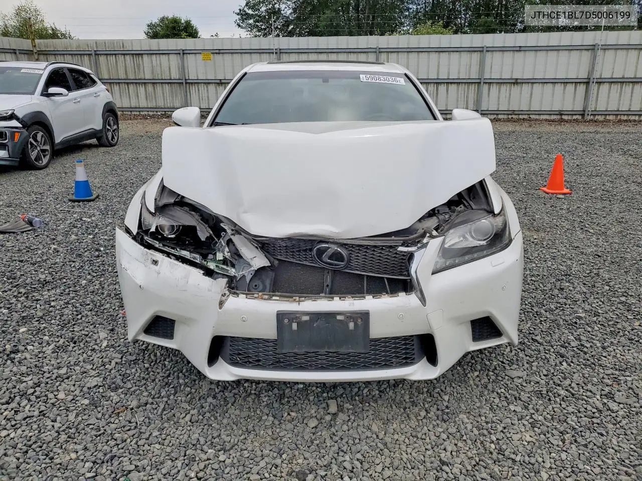 2013 Lexus Gs 350 VIN: JTHCE1BL7D5006199 Lot: 59083036