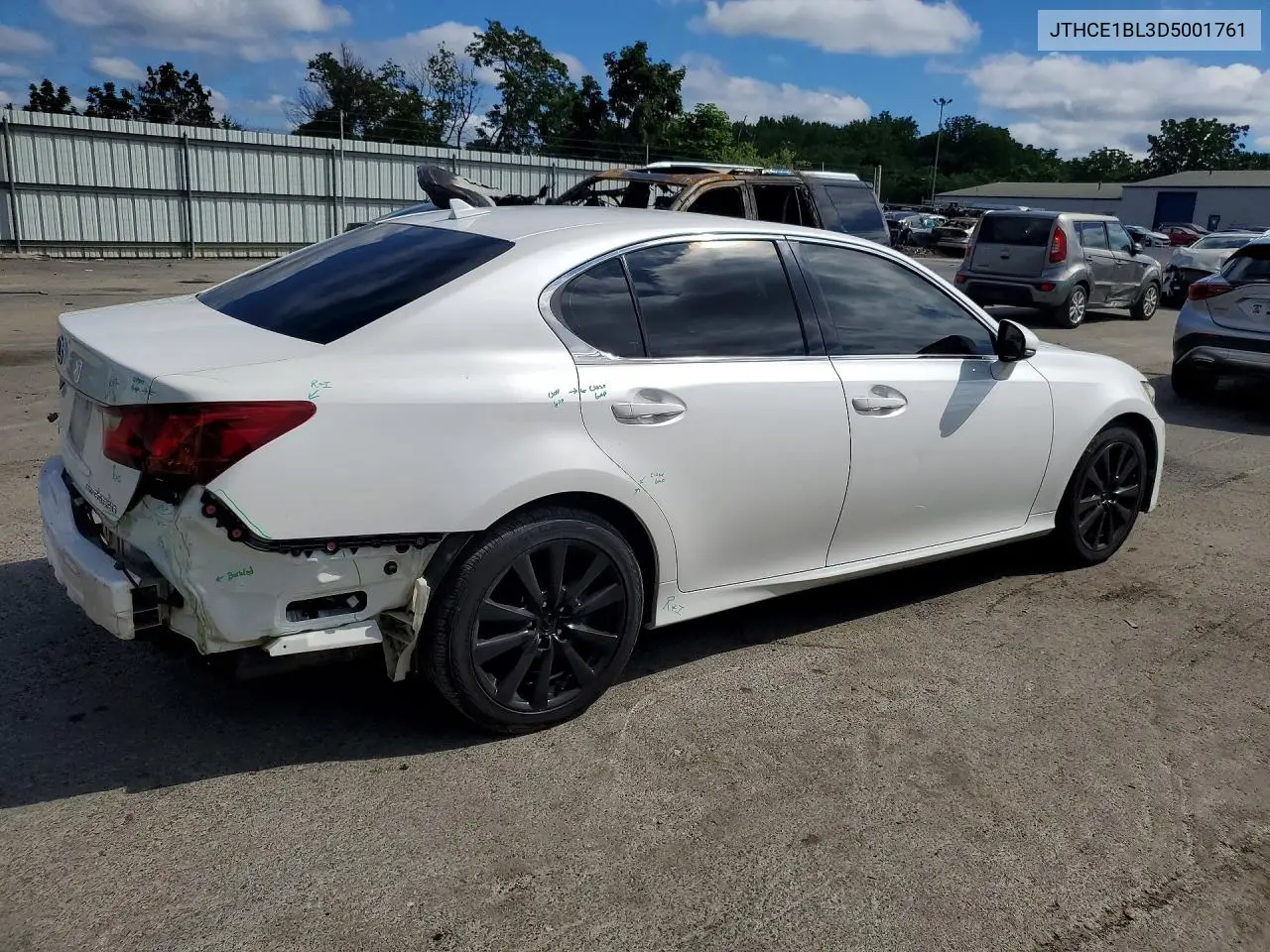 2013 Lexus Gs 350 VIN: JTHCE1BL3D5001761 Lot: 59884306