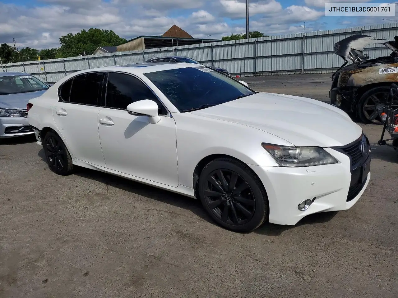 2013 Lexus Gs 350 VIN: JTHCE1BL3D5001761 Lot: 59884306