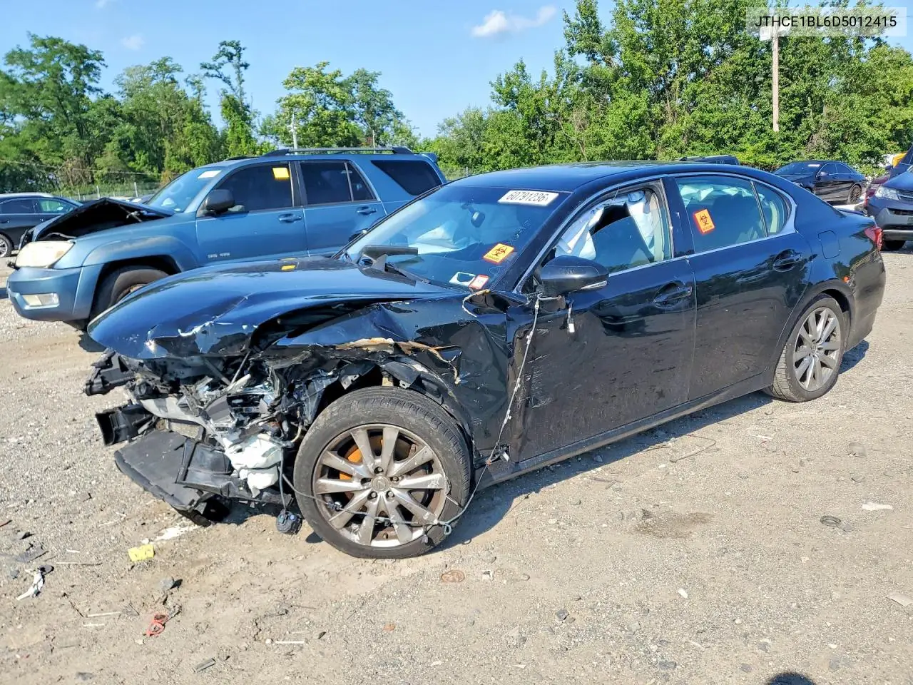 2013 Lexus Gs 350 VIN: JTHCE1BL6D5012415 Lot: 60791236