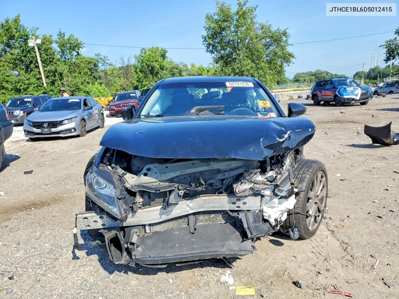 2013 Lexus Gs 350 VIN: JTHCE1BL6D5012415 Lot: 60791236