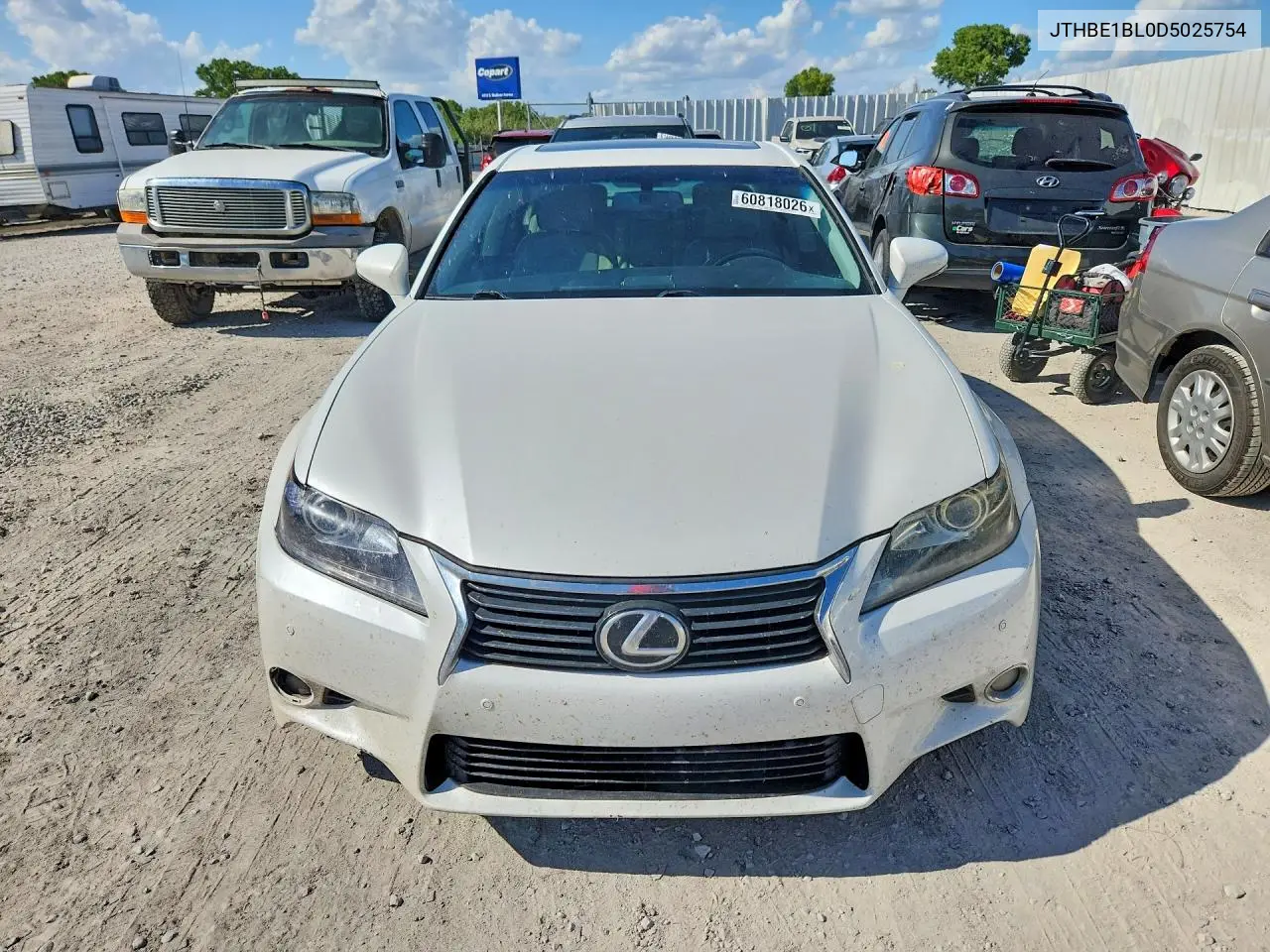 2013 Lexus Gs VIN: JTHBE1BL0D5025754 Lot: 60818026