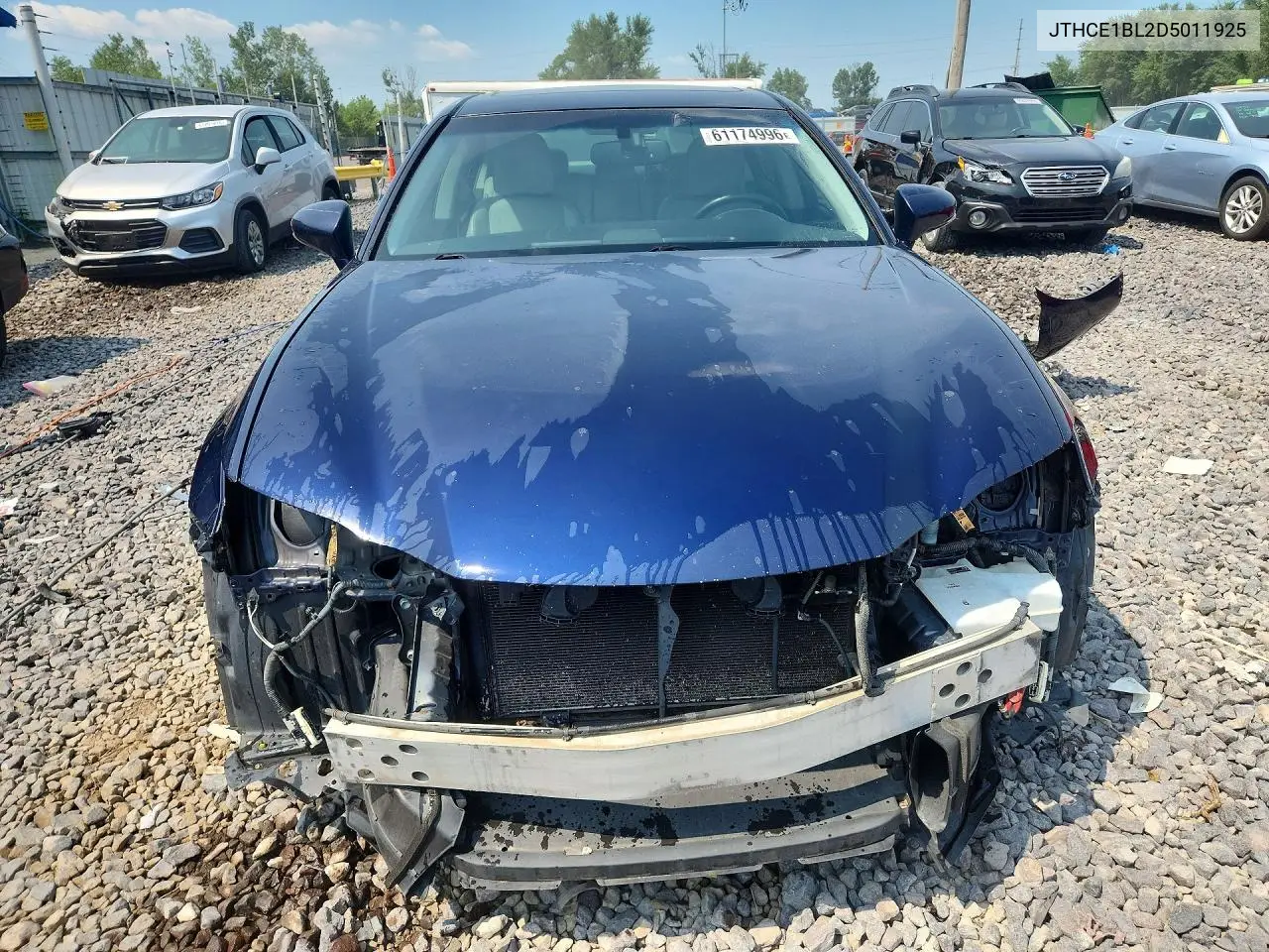 2013 Lexus Gs 350 VIN: JTHCE1BL2D5011925 Lot: 61174996