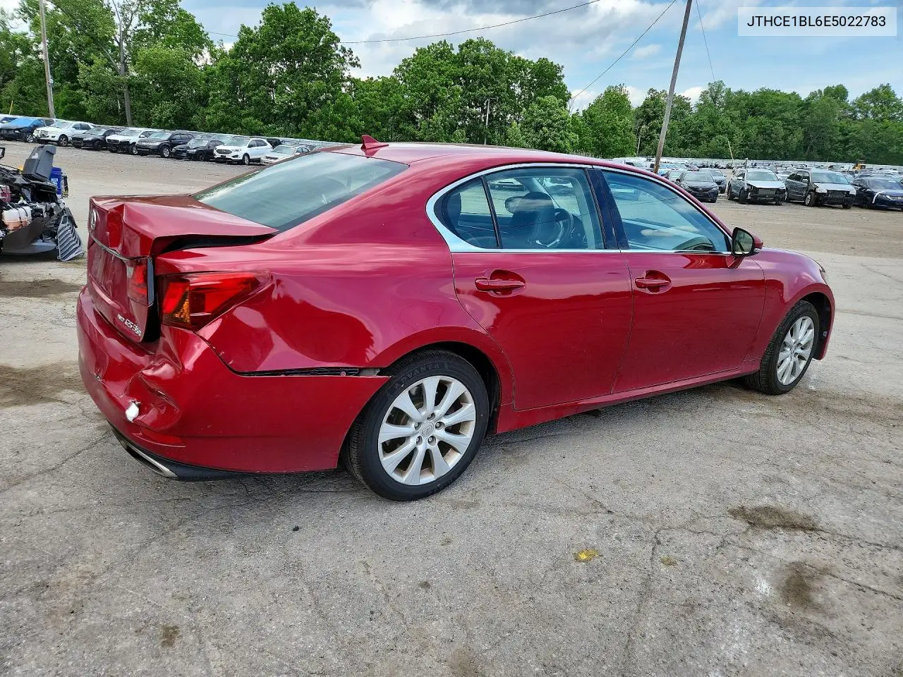 2014 Lexus Gs 350 VIN: JTHCE1BL6E5022783 Lot: 57030296