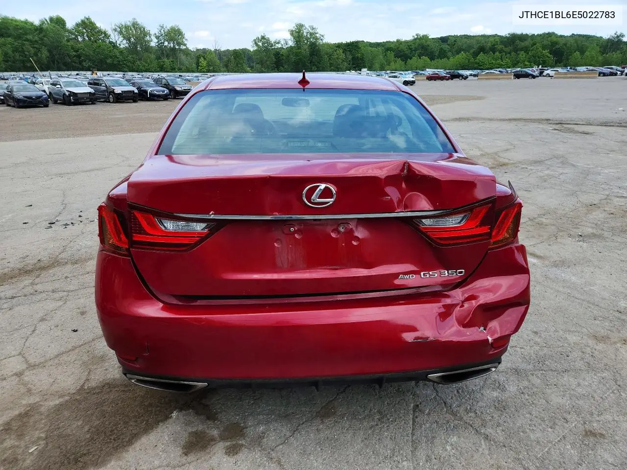 2014 Lexus Gs 350 VIN: JTHCE1BL6E5022783 Lot: 57030296