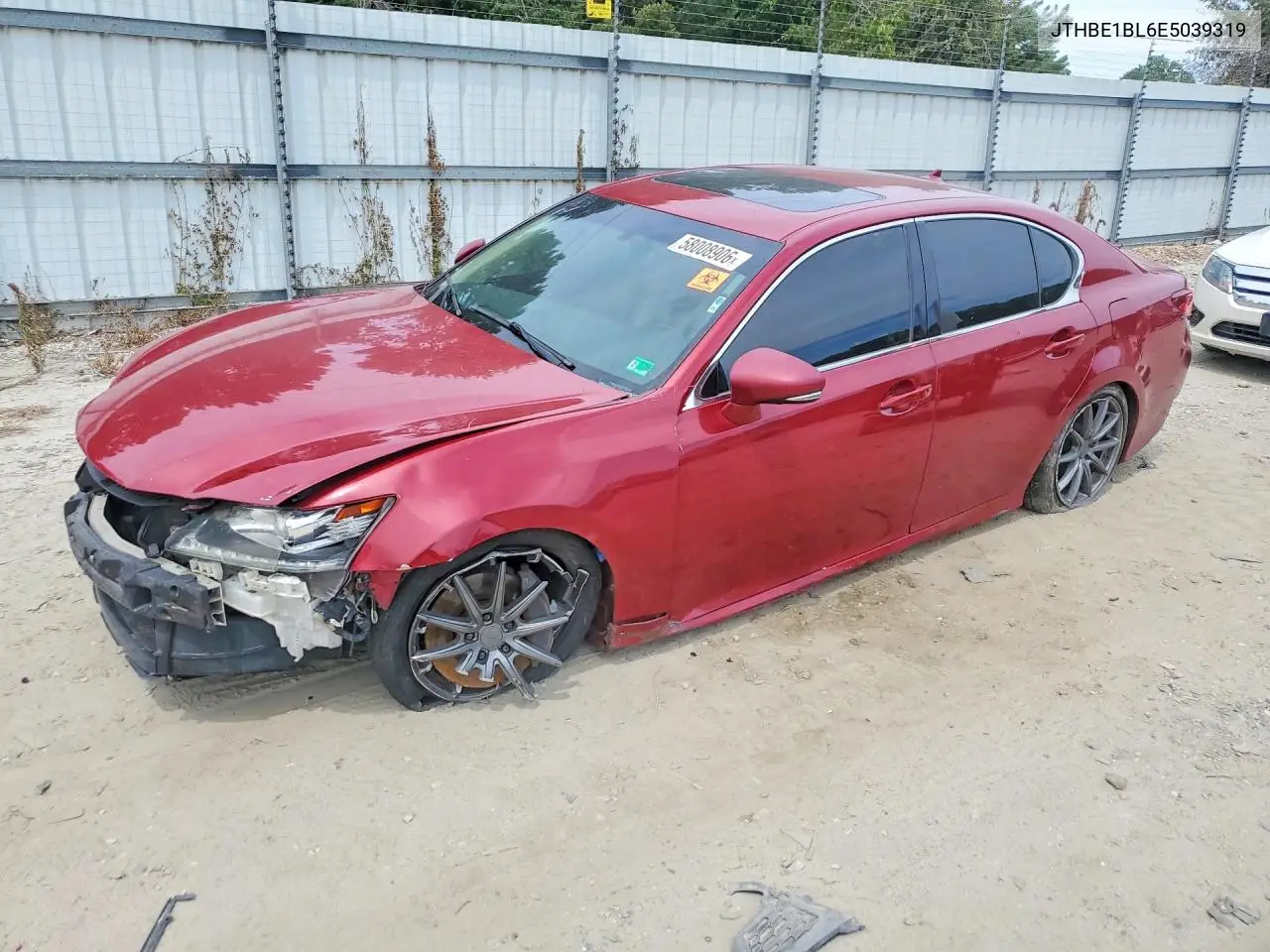 2014 Lexus Gs 350 VIN: JTHBE1BL6E5039319 Lot: 58008906