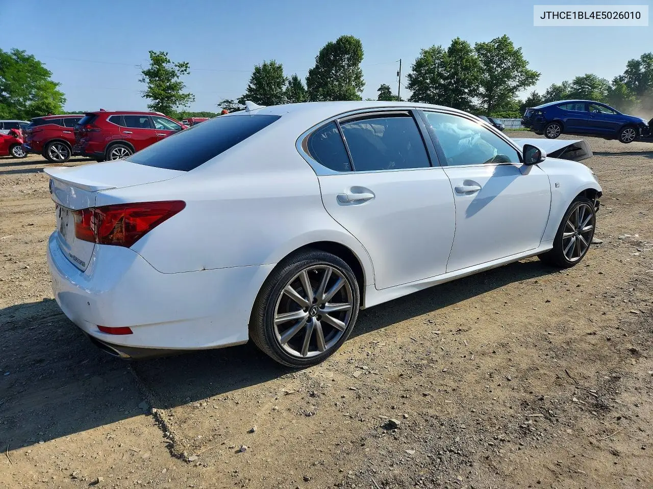2014 Lexus Gs 350 VIN: JTHCE1BL4E5026010 Lot: 59130096