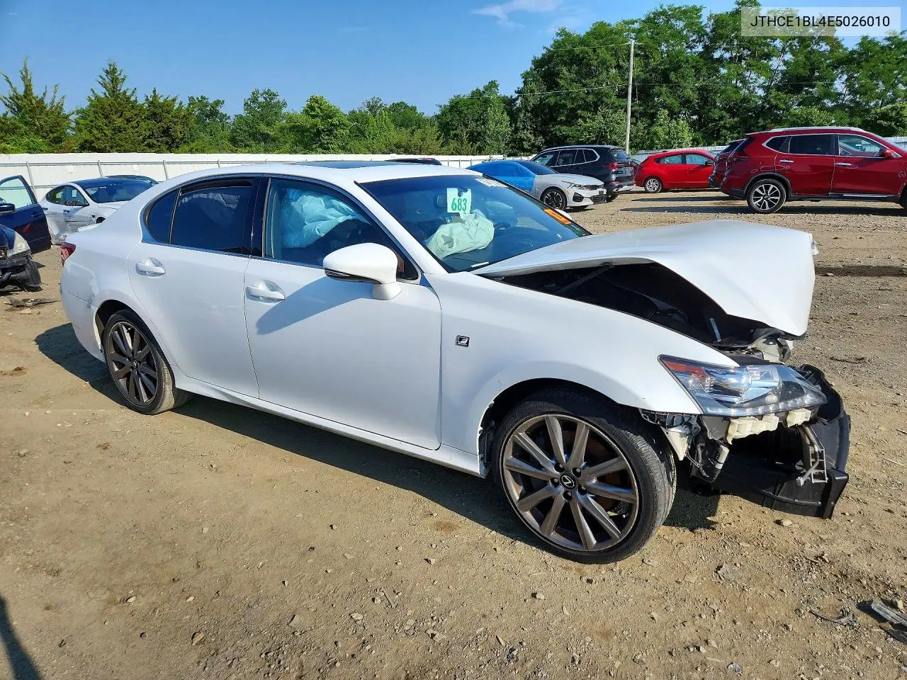 2014 Lexus Gs 350 VIN: JTHCE1BL4E5026010 Lot: 59130096