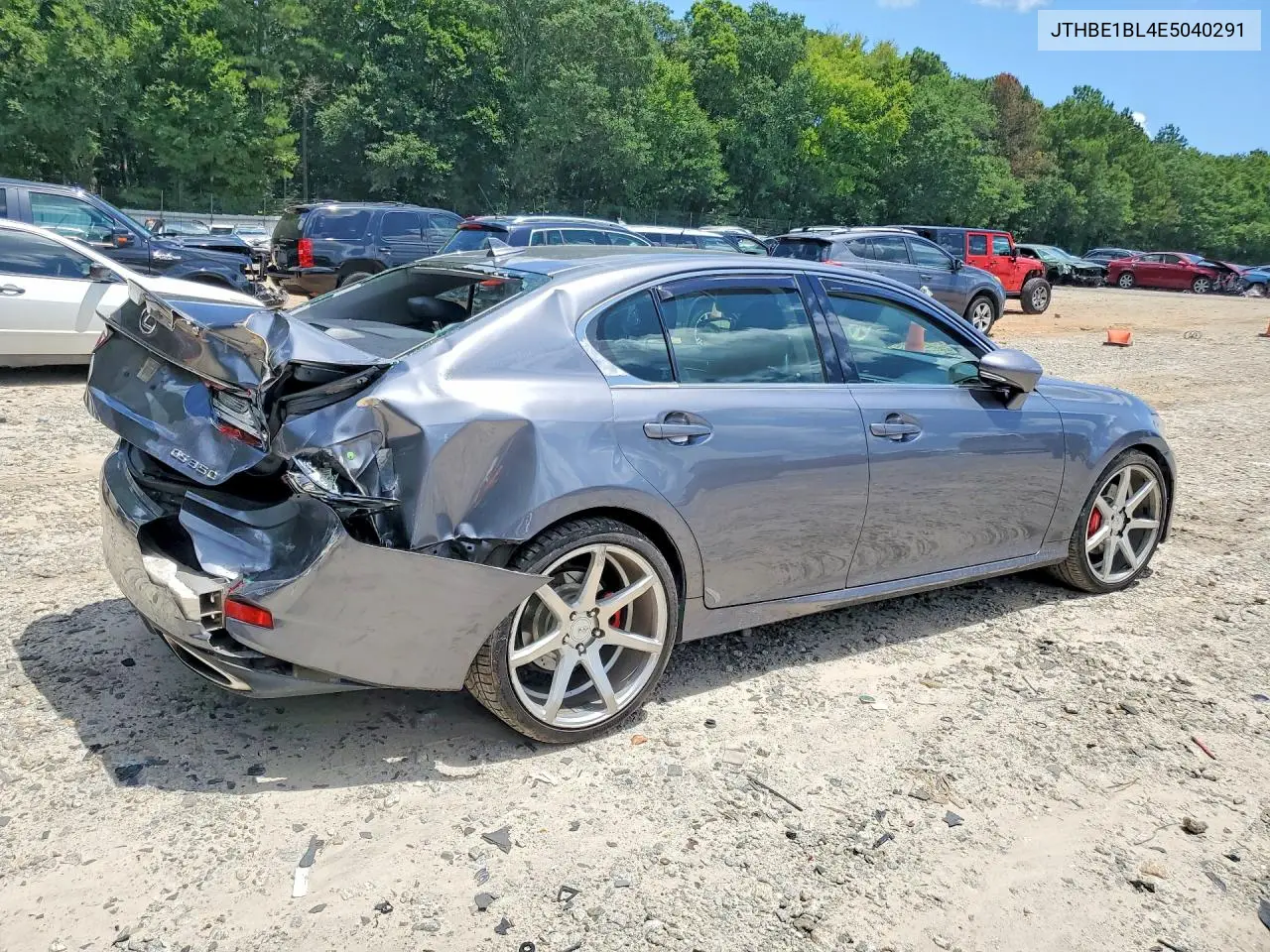 2014 Lexus Gs 350 VIN: JTHBE1BL4E5040291 Lot: 61381606