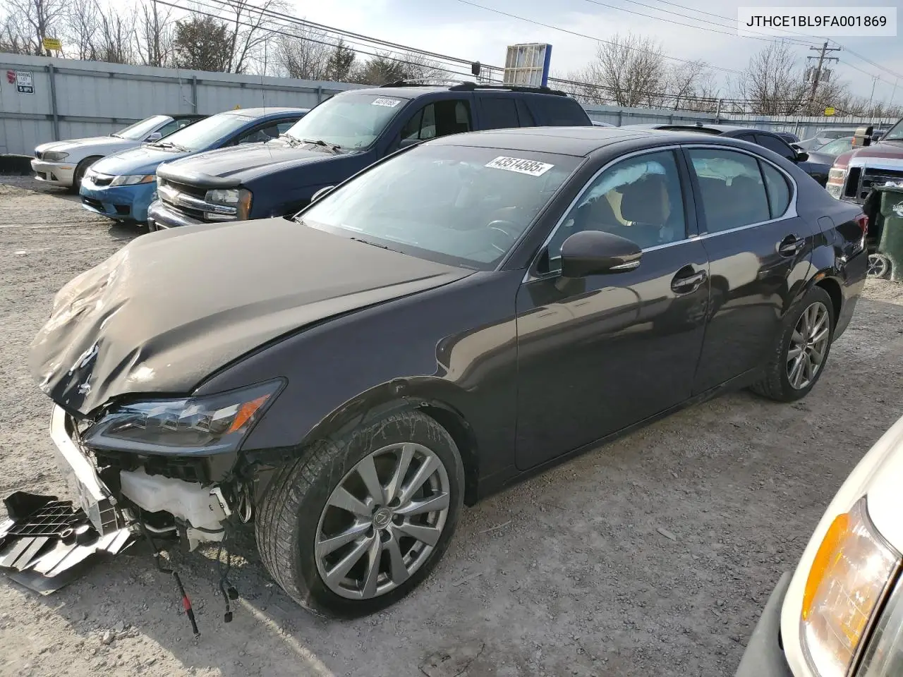 2015 Lexus Gs 350 VIN: JTHCE1BL9FA001869 Lot: 43514585