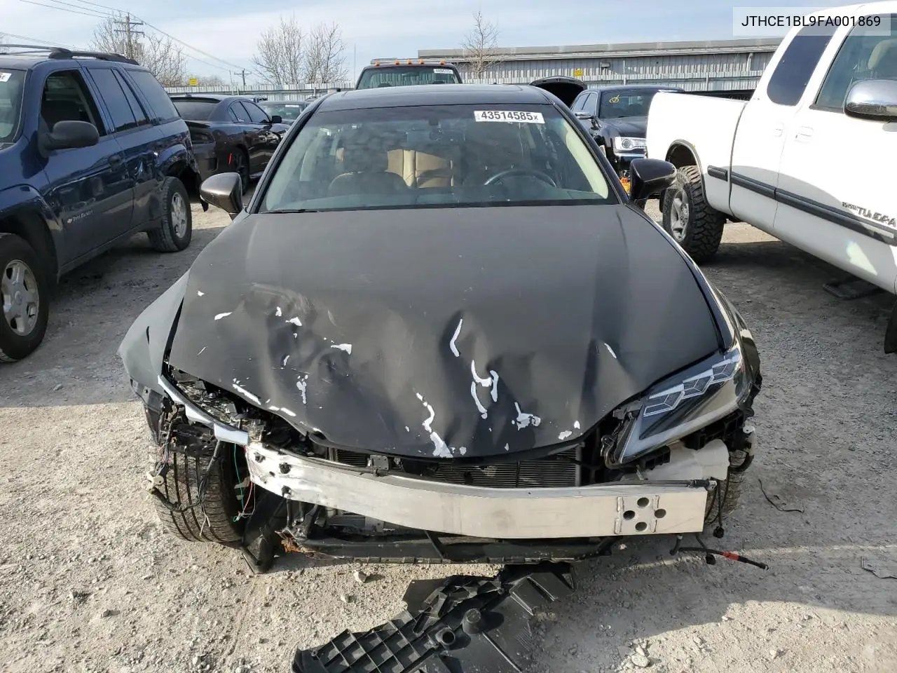 2015 Lexus Gs 350 VIN: JTHCE1BL9FA001869 Lot: 43514585