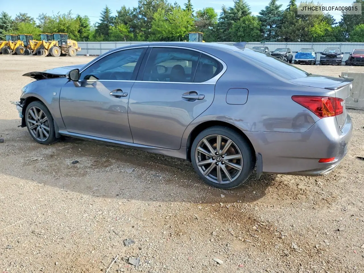 2015 Lexus Gs 350 VIN: JTHCE1BL0FA008015 Lot: 54786656
