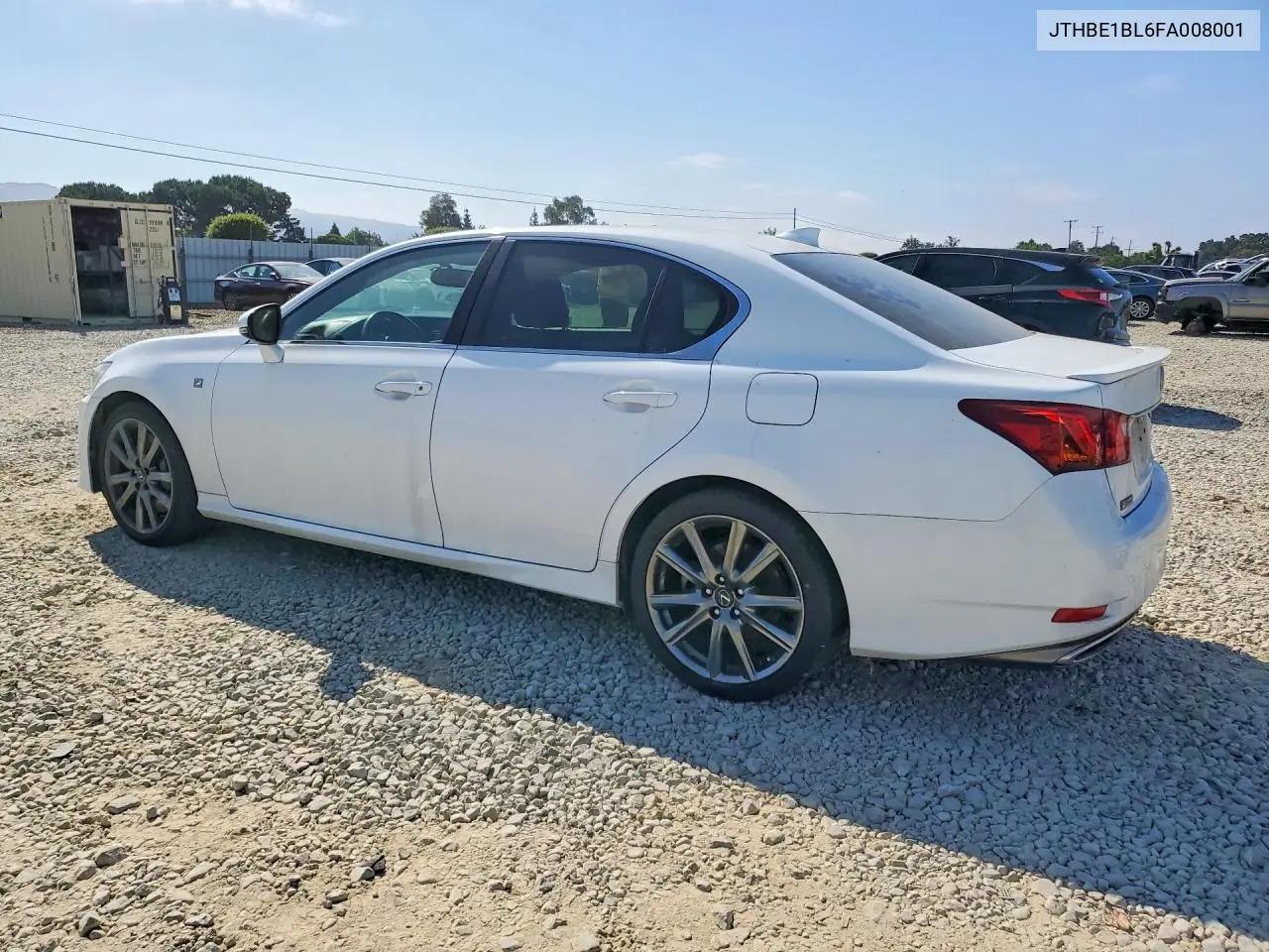 2015 Lexus Gs 350 Base VIN: JTHBE1BL6FA008001 Lot: 57058186