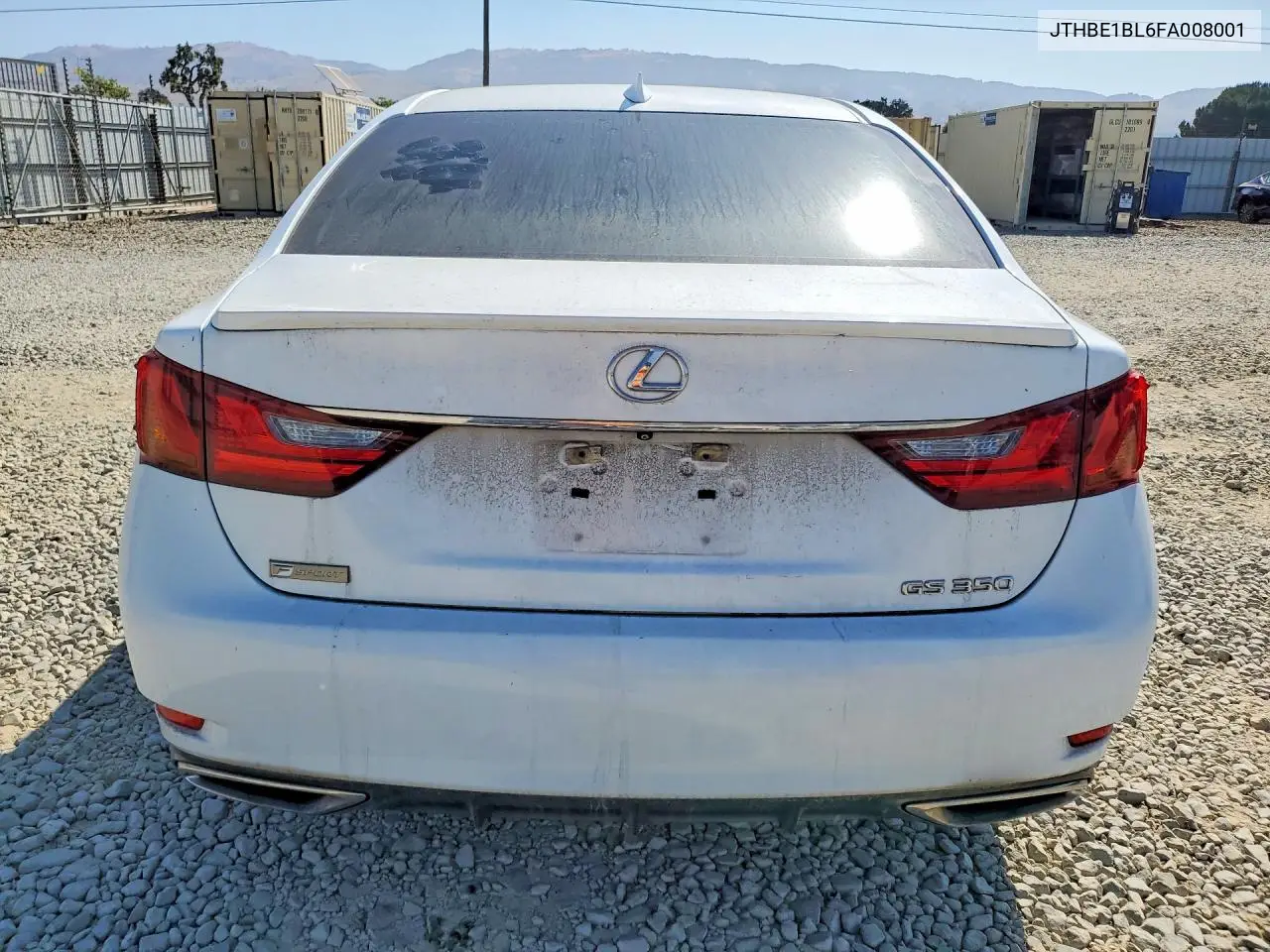 2015 Lexus Gs 350 Base VIN: JTHBE1BL6FA008001 Lot: 57058186