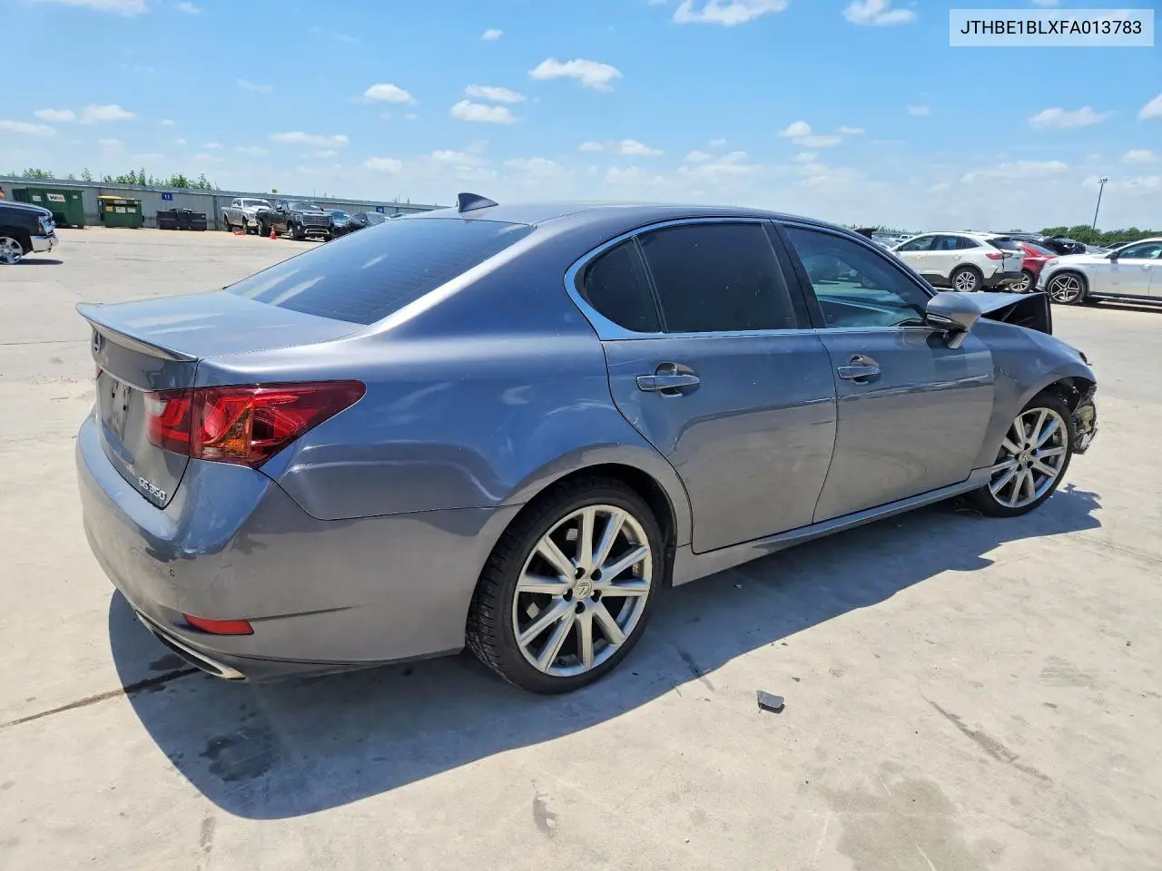 2015 Lexus Gs 350 VIN: JTHBE1BLXFA013783 Lot: 59361316