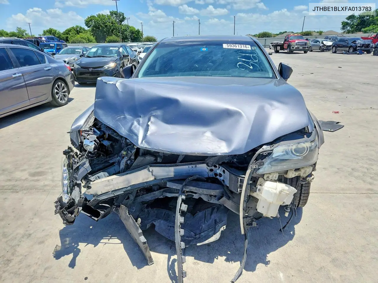 2015 Lexus Gs 350 VIN: JTHBE1BLXFA013783 Lot: 59361316