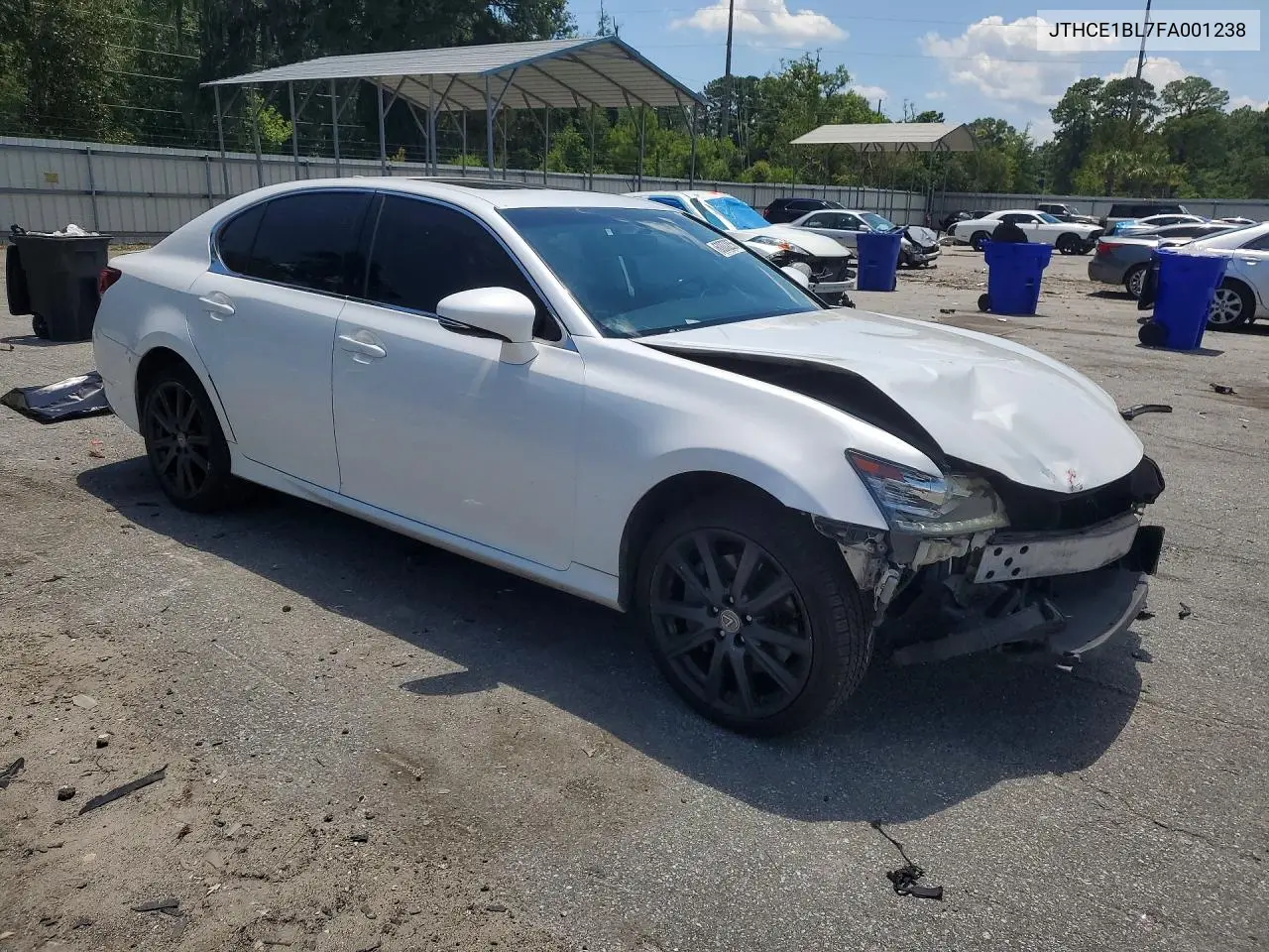 2015 Lexus Gs 350 VIN: JTHCE1BL7FA001238 Lot: 60072256