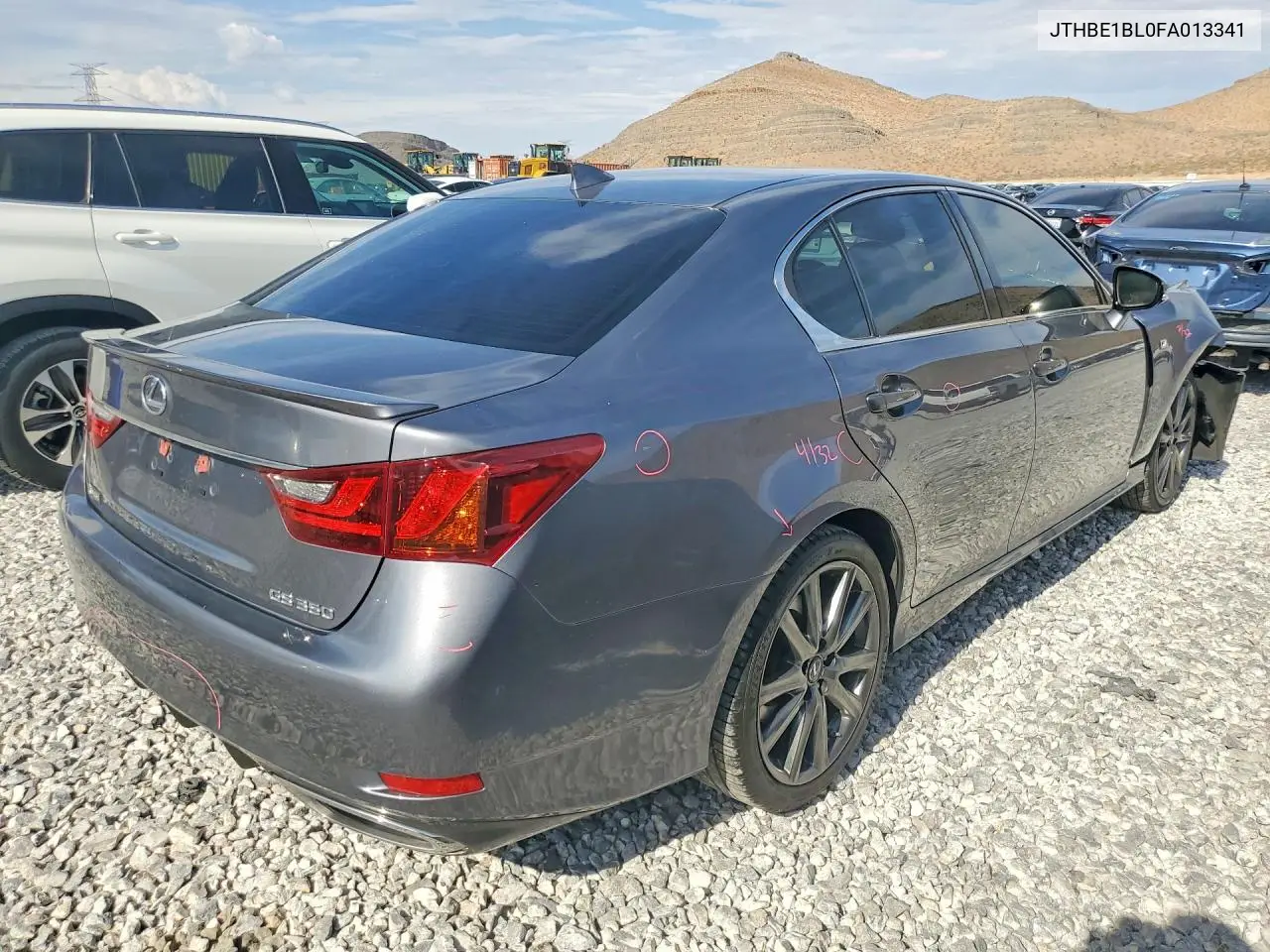 2015 Lexus Gs 350 VIN: JTHBE1BL0FA013341 Lot: 61135516