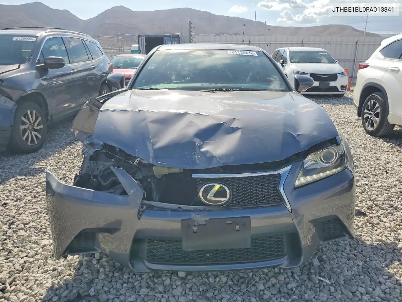 2015 Lexus Gs 350 VIN: JTHBE1BL0FA013341 Lot: 61135516