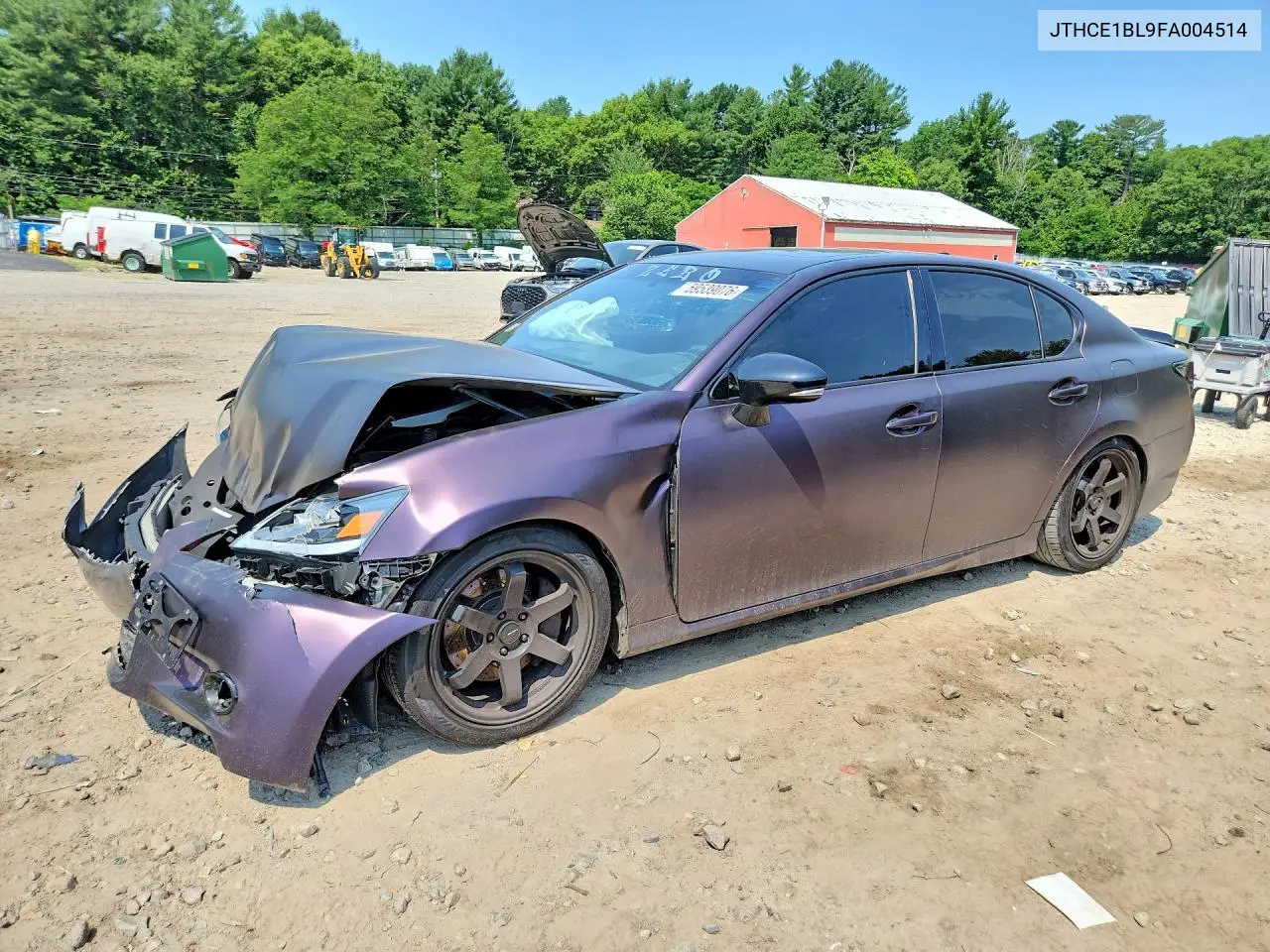 2015 Lexus Gs 350 VIN: JTHCE1BL9FA004514 Lot: 62063896