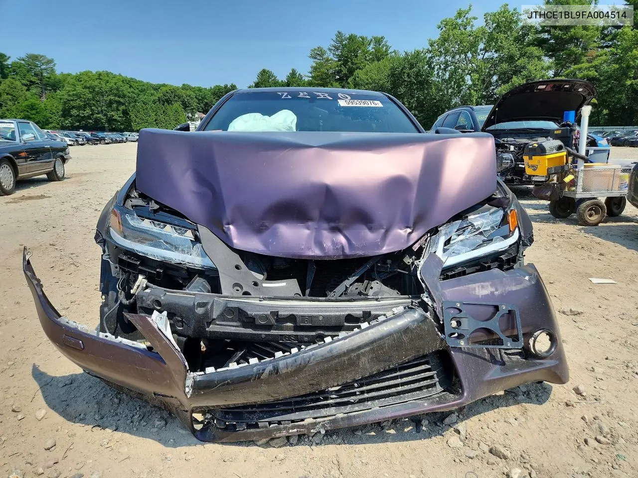 2015 Lexus Gs 350 VIN: JTHCE1BL9FA004514 Lot: 62063896