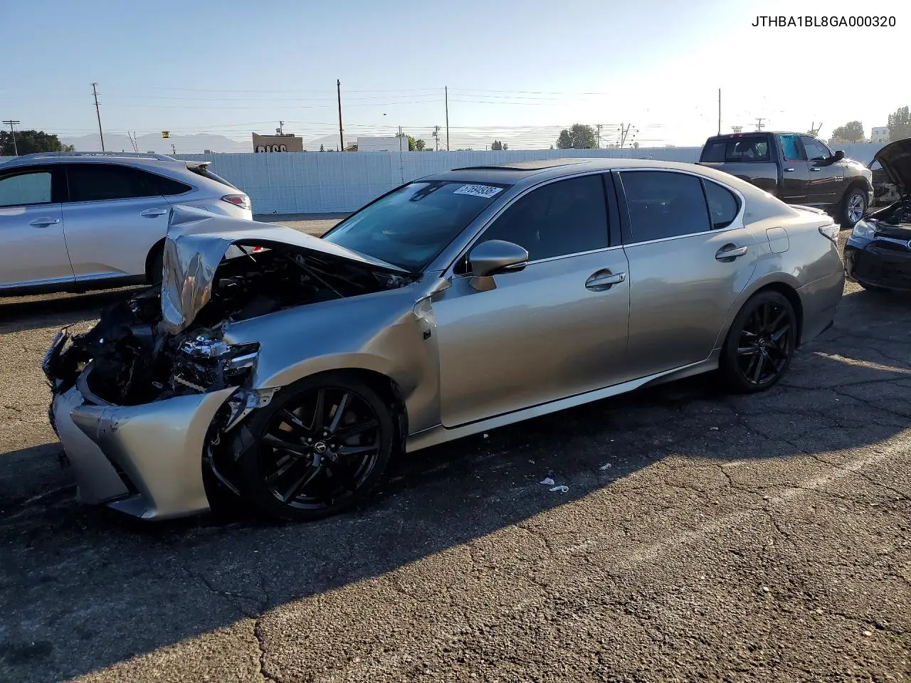 2016 Lexus Gs 200T F Sport VIN: JTHBA1BL8GA000320 Lot: 57694936