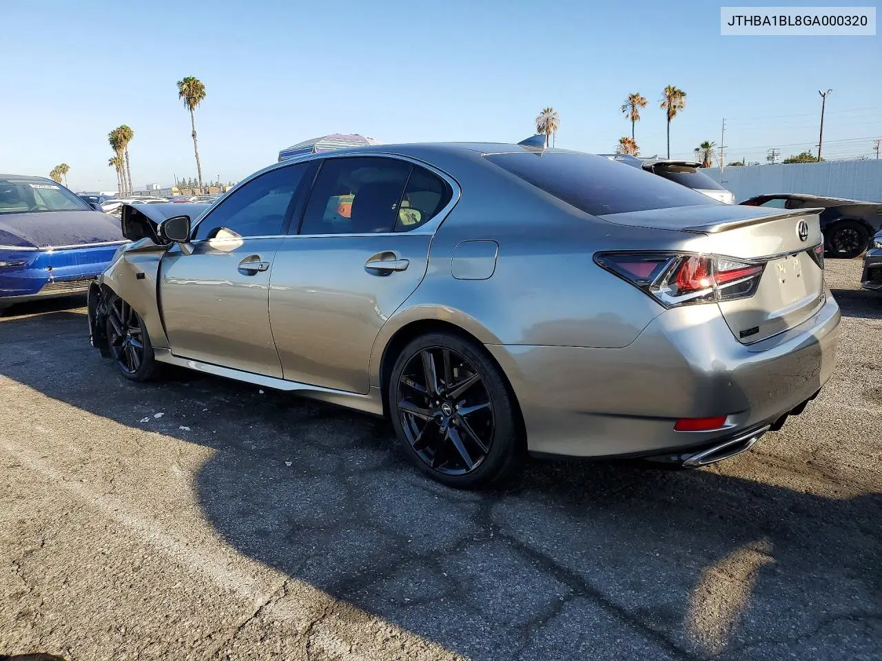 2016 Lexus Gs 200T F Sport VIN: JTHBA1BL8GA000320 Lot: 57694936