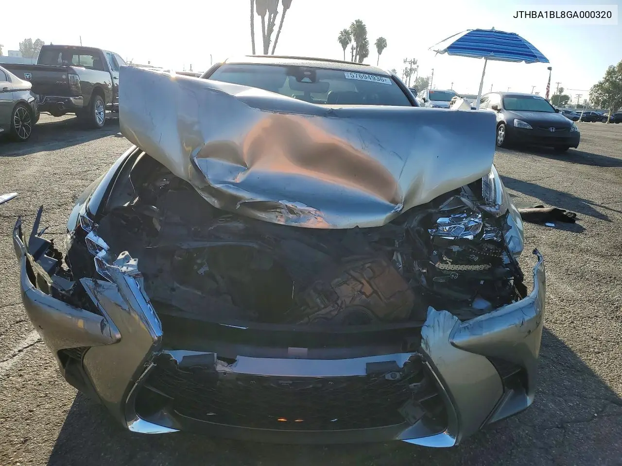 2016 Lexus Gs 200T F Sport VIN: JTHBA1BL8GA000320 Lot: 57694936