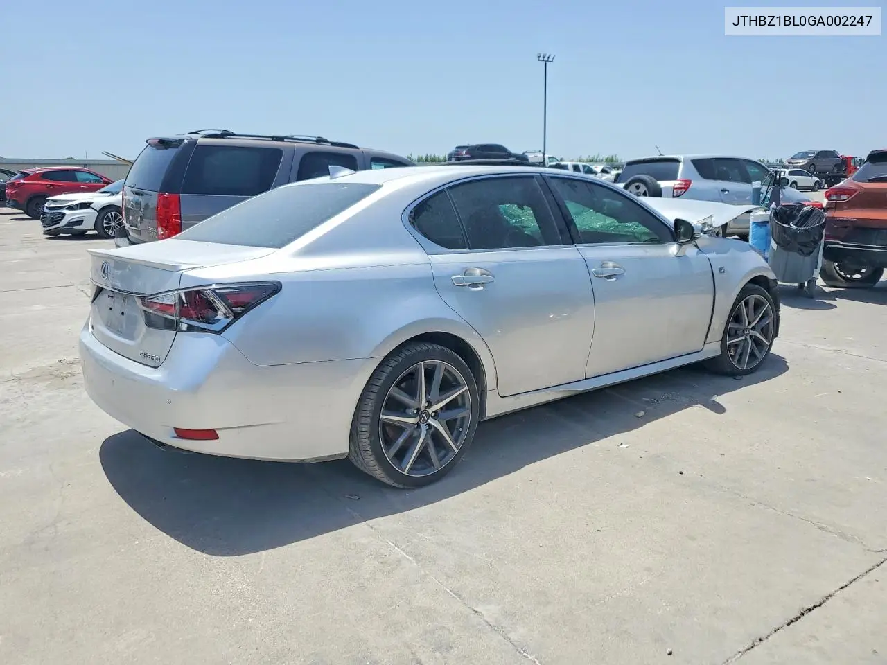 2016 Lexus Gs 350 F Sport VIN: JTHBZ1BL0GA002247 Lot: 58973996