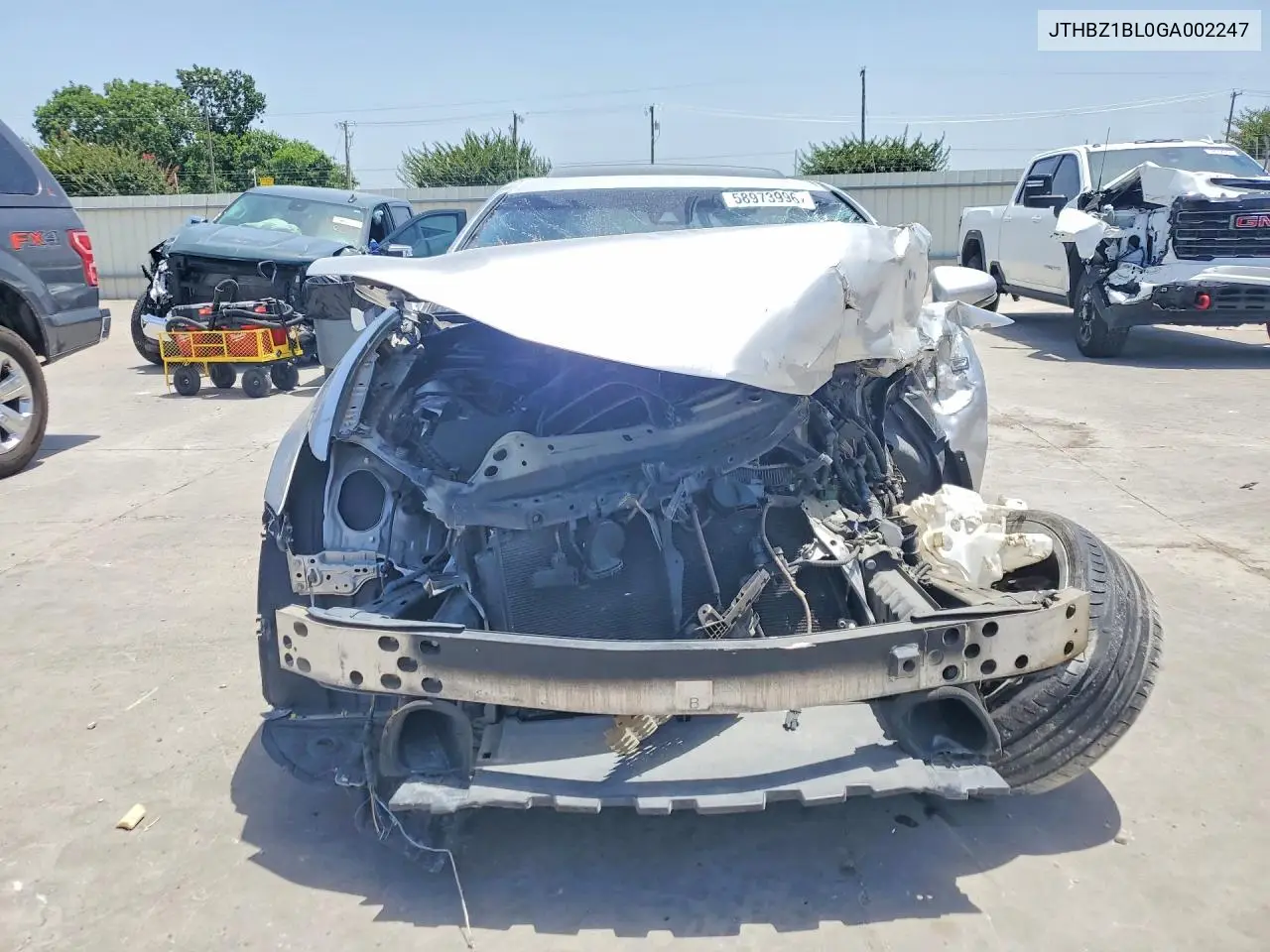 2016 Lexus Gs 350 F Sport VIN: JTHBZ1BL0GA002247 Lot: 58973996