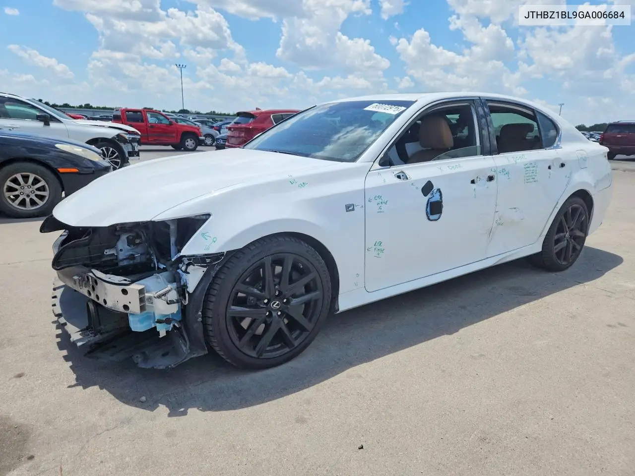 2016 Lexus Gs 350 F Sport VIN: JTHBZ1BL9GA006684 Lot: 60072916