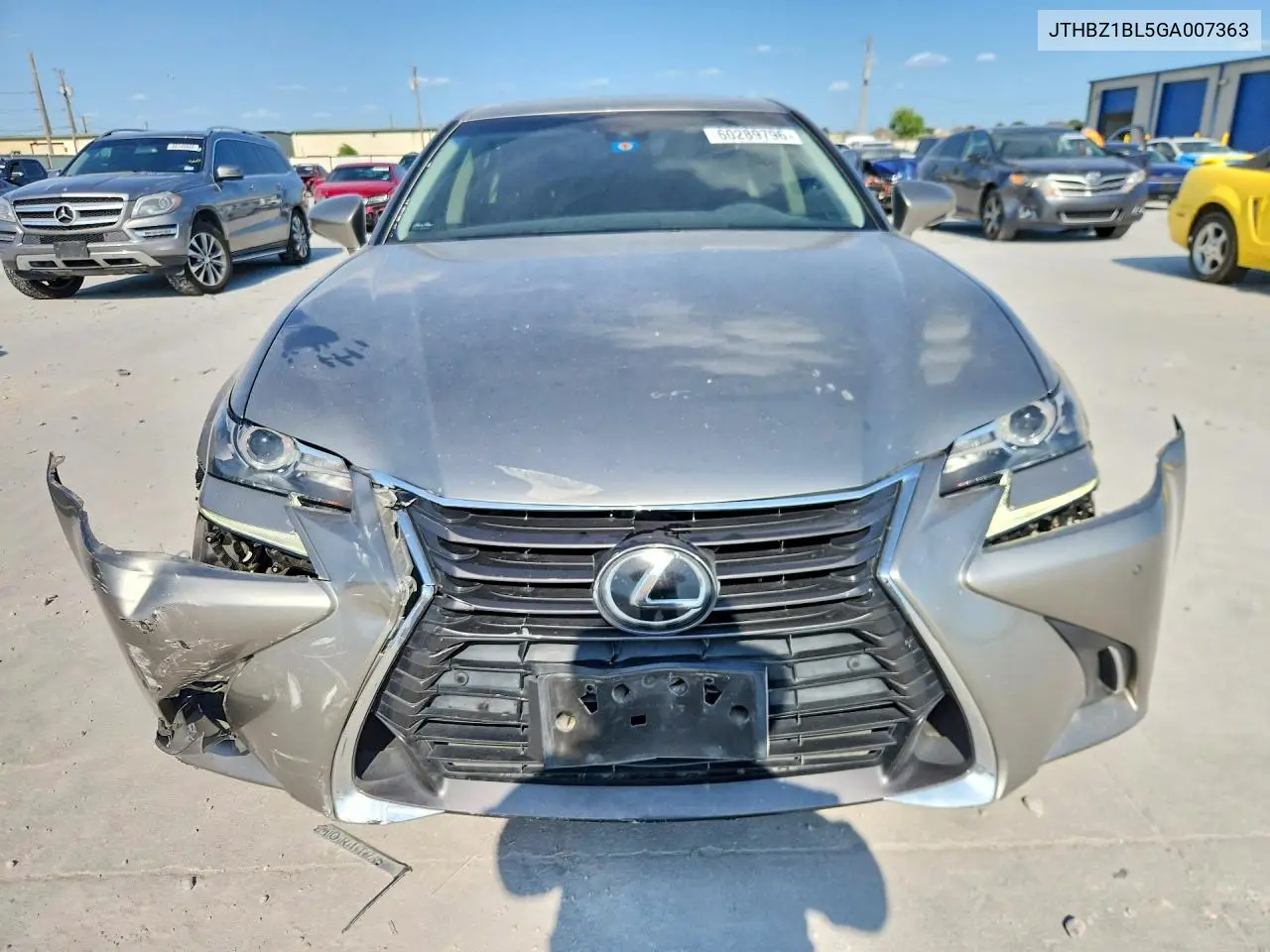 2016 Lexus Gs 350 Base VIN: JTHBZ1BL5GA007363 Lot: 60289796