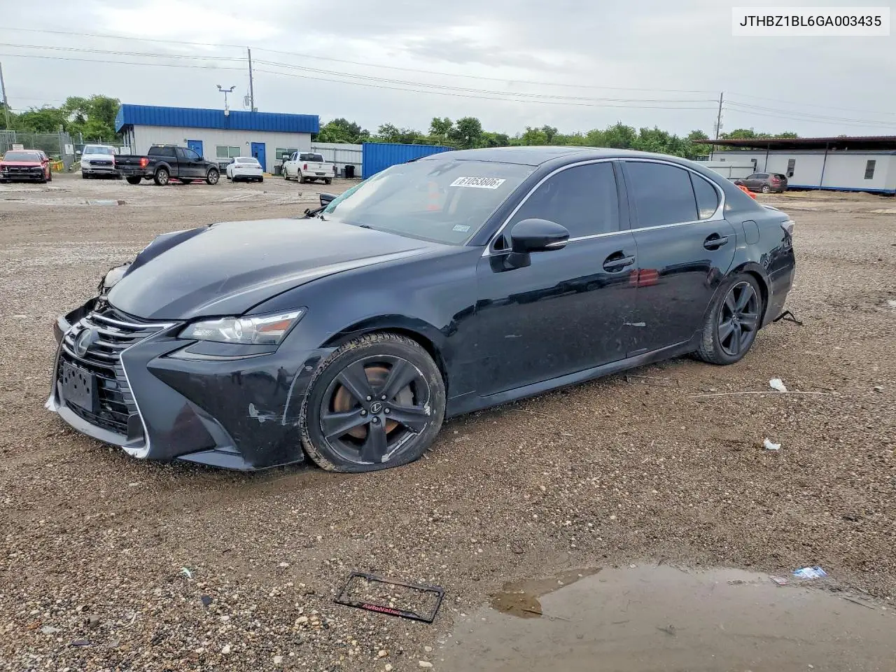 2016 Lexus Gs 350 Base VIN: JTHBZ1BL6GA003435 Lot: 61053806