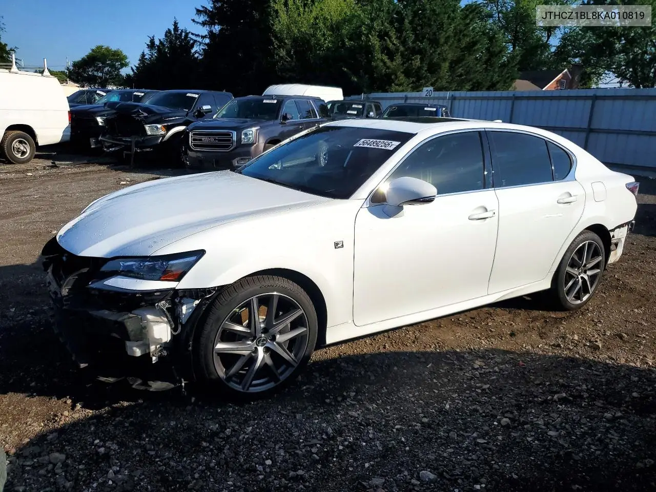 2019 Lexus Gs 350 F Sport VIN: JTHCZ1BL8KA010819 Lot: 56489256