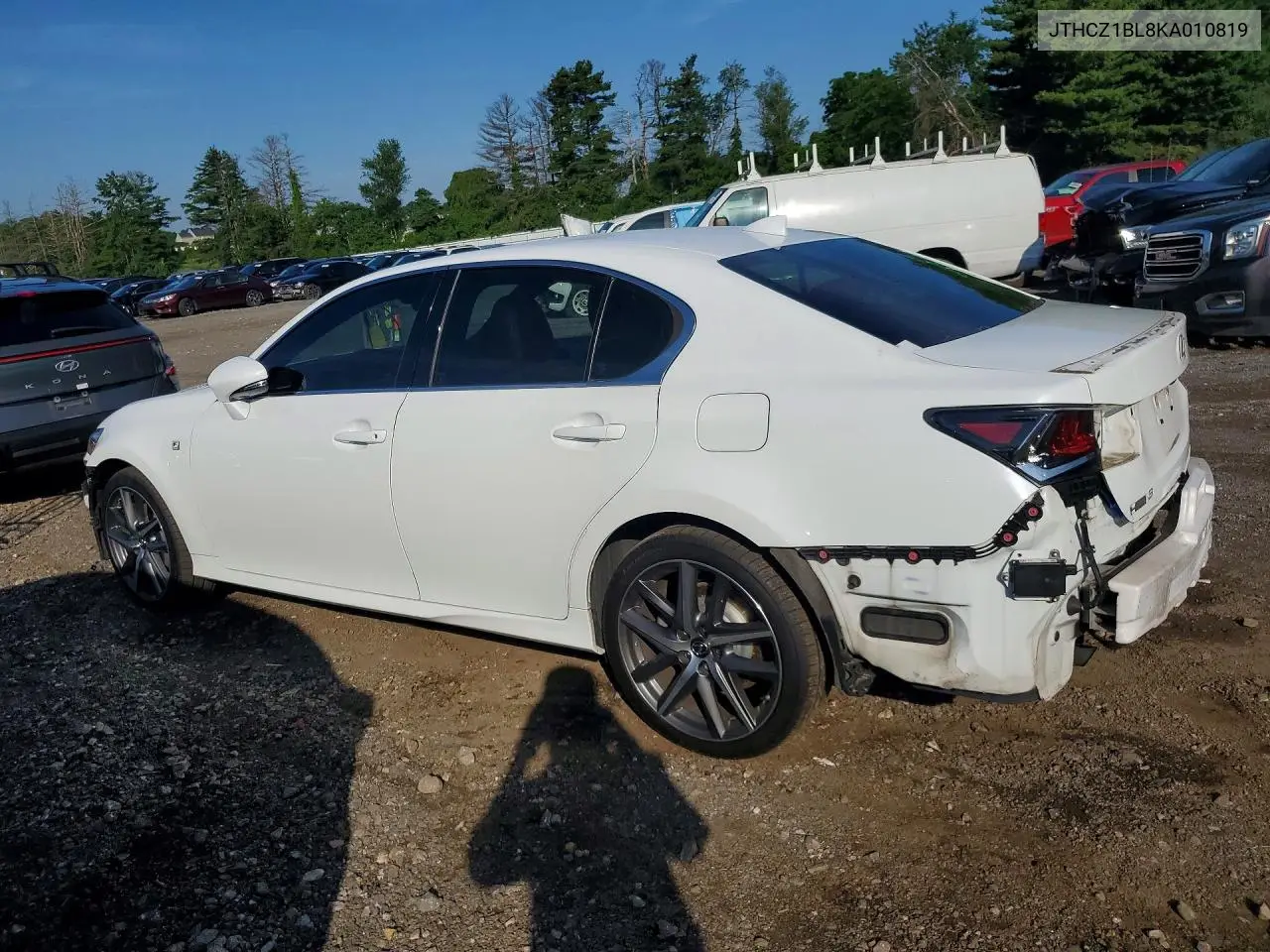 2019 Lexus Gs 350 F Sport VIN: JTHCZ1BL8KA010819 Lot: 56489256