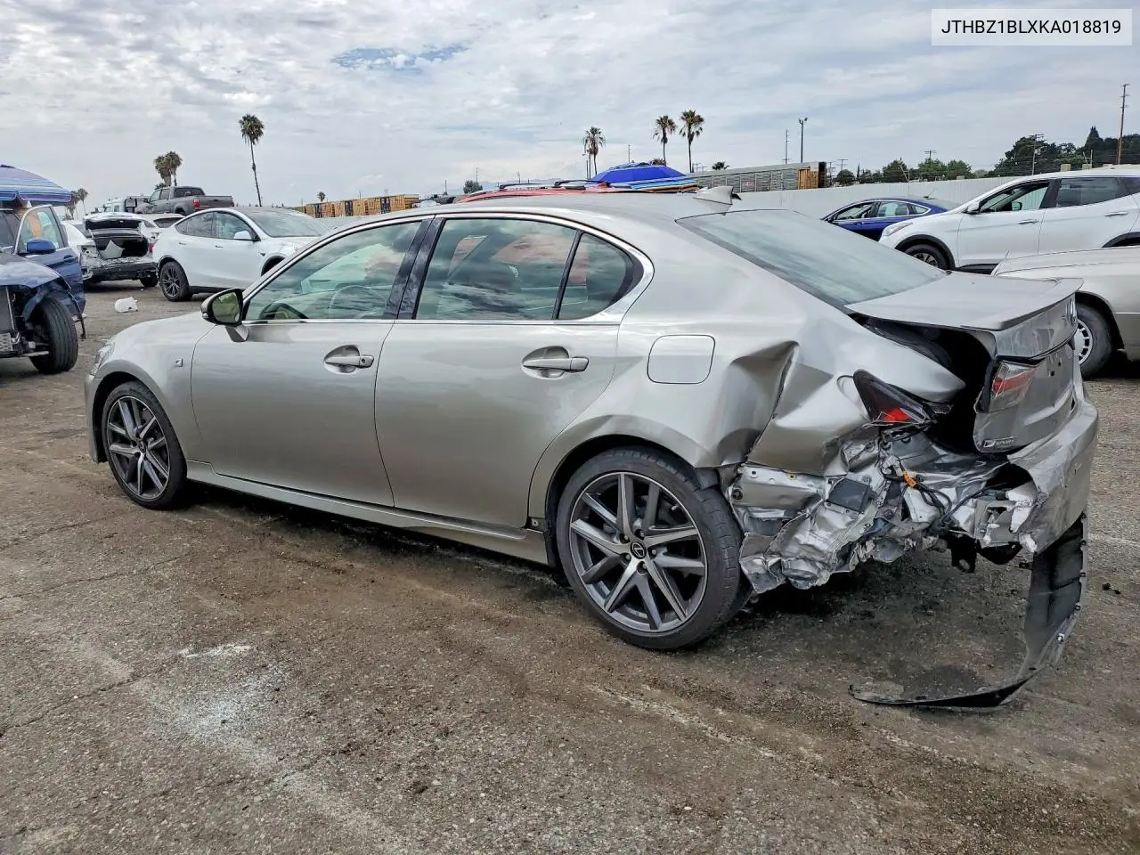 2019 Lexus Gs 350 F Sport VIN: JTHBZ1BLXKA018819 Lot: 60705566