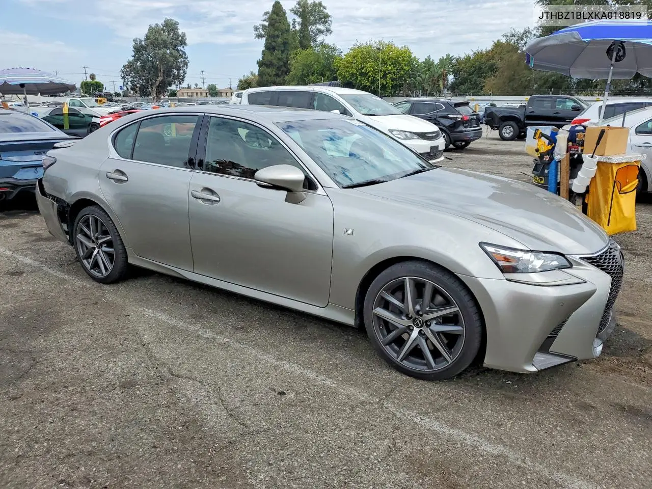 2019 Lexus Gs 350 F Sport VIN: JTHBZ1BLXKA018819 Lot: 60705566