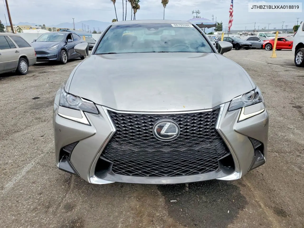 2019 Lexus Gs 350 F Sport VIN: JTHBZ1BLXKA018819 Lot: 60705566