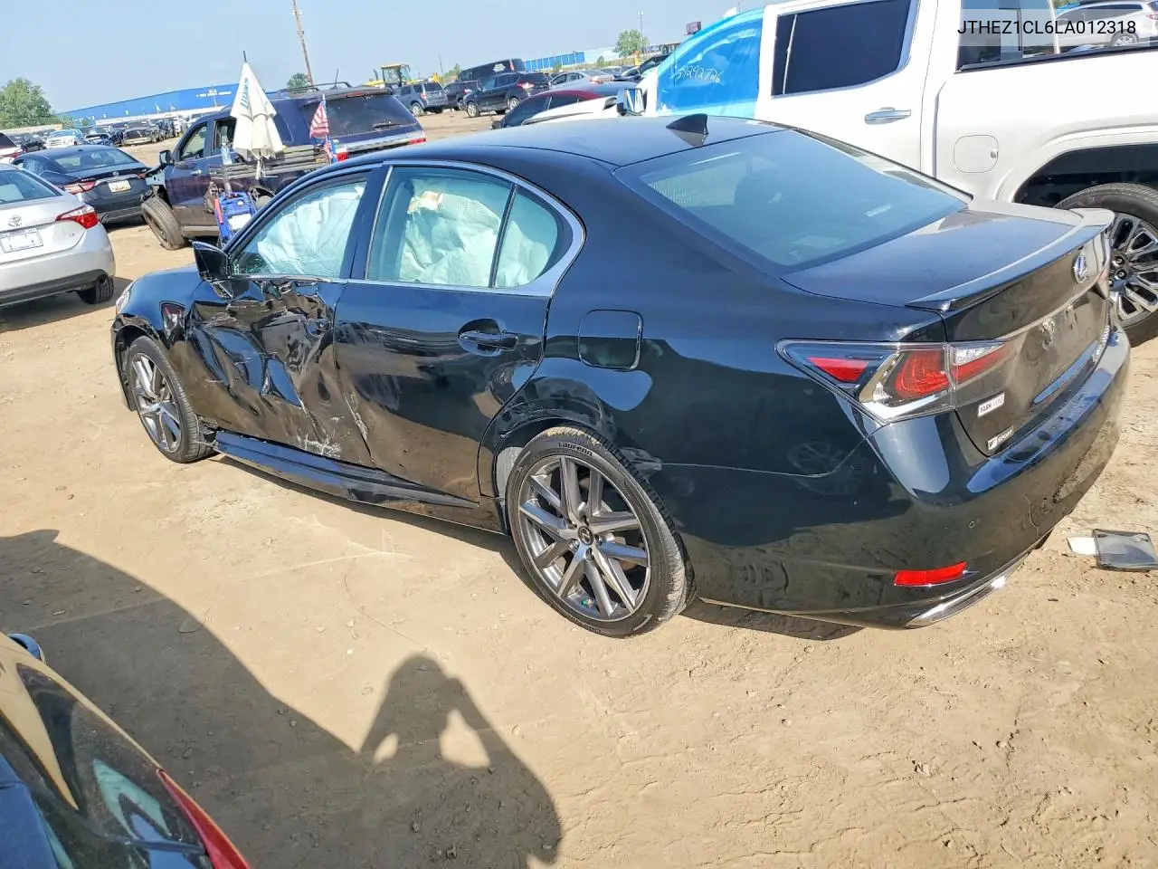 2020 Lexus Gs 350 F Sport VIN: JTHEZ1CL6LA012318 Lot: 59253816