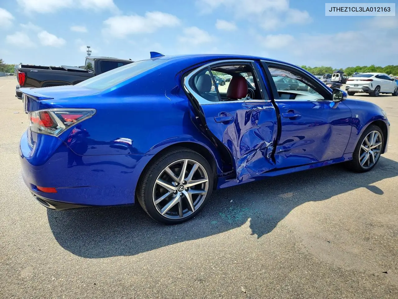 2020 Lexus Gs 350 F Sport VIN: JTHEZ1CL3LA012163 Lot: 60306856